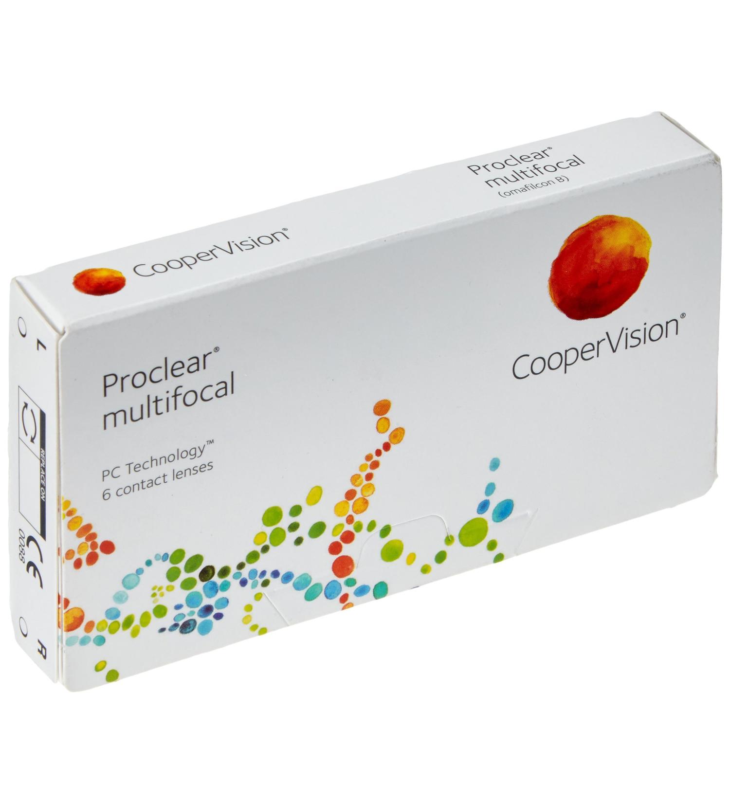 Proclear Multifocal D-Profile Monthly Soft Lenses - 6 Pieces | BC 8.70mm | DIA 14.40mm | ADD Med | 6.00 Diopters - International Shipping Available - Buy Online on GoSupps.com