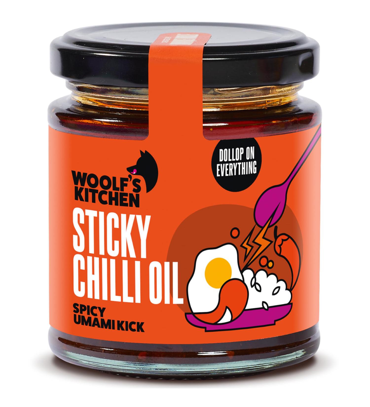 Woolf's Kitchen The Woolfs Kitchen Umami Bang Spicy and sticky chili oil Add a chilli kick to your food 190ml - Buy Online on GoSupps.com