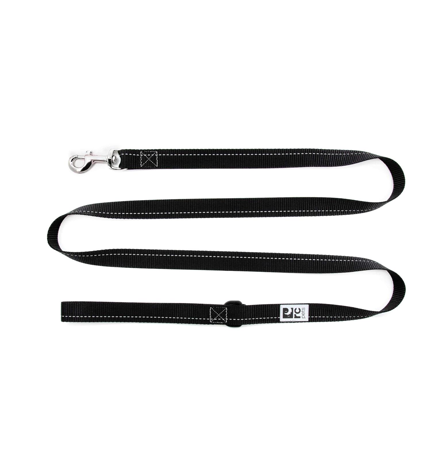 RC Pet Products Primary Collection Dog Leash 4' Length: 3/4" Wide Black