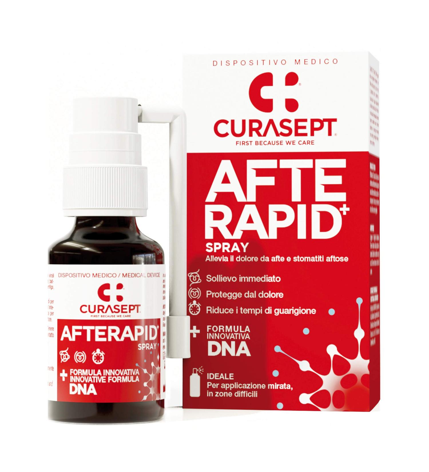 Curasept Afte Rapid Spray Formula Innovativa DNA 15ml