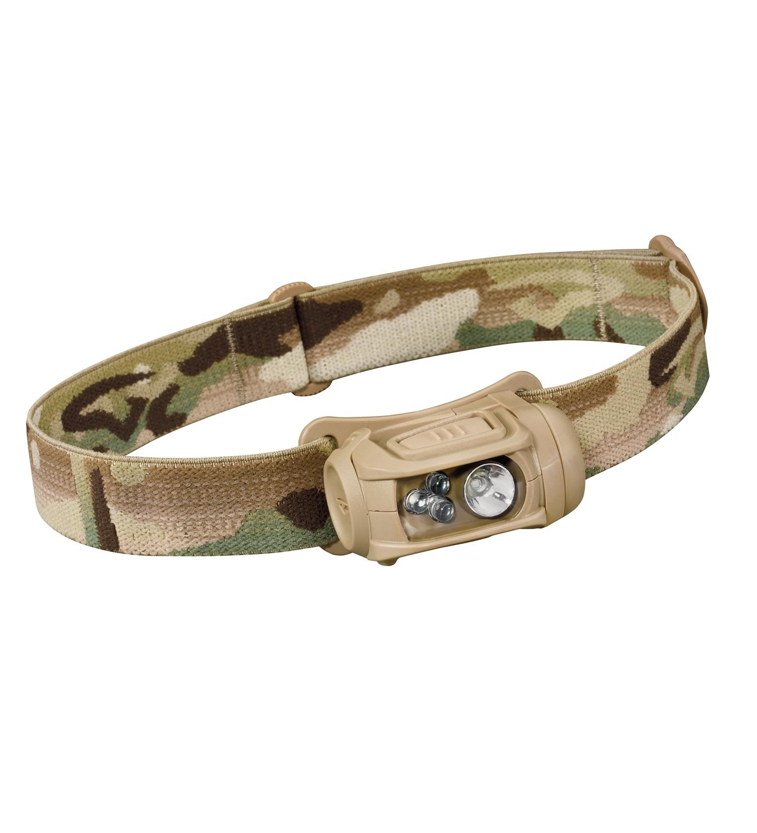 Princeton Tec Remix LED Headlamp (300 Lumens, Multicam w/Red LEDs) (RMX300-RD-MC) Multicam 300 Lumens White and Red Headlamp