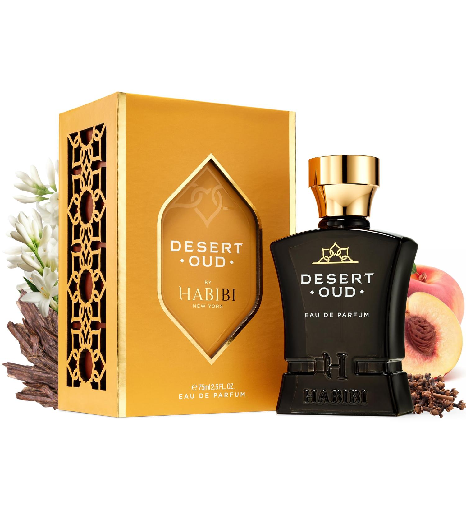 Desert Oud Arabian Cologne For Men Eau De Parfum (2.5 Oz) Long Lasting Perfume For Men With Warm Sweet & Spicy Blend of Floral Woody & Patchouli Notes - Ideal Valentine s Day Gifts - Buy Online on GoSupps.com