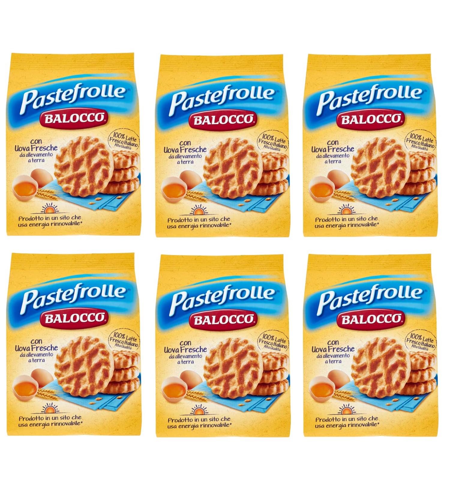  Balocco Balocco Biscotti con latte italiano e uova fresh biscuits with Italian Milk and Fresh Eggs 700g 6 rolls - Buy Online on GoSupps.com