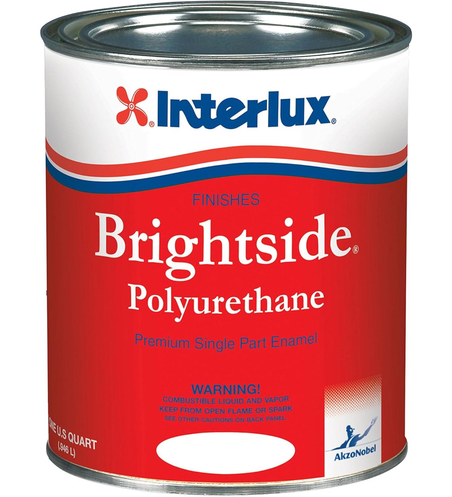 Interlux Y4359/QT Brightside Polyurethane Paint - White, Quart