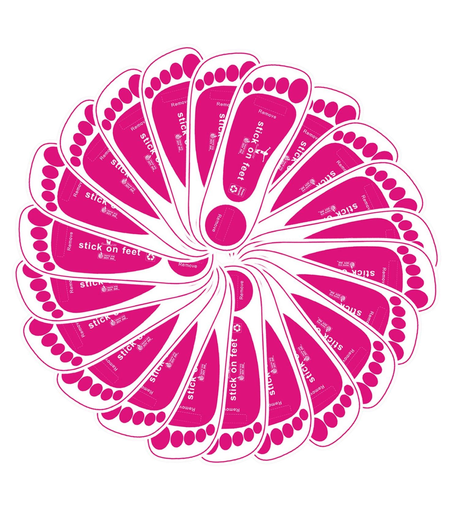 Economy Pink Disposable Feet Pads - 150 Pairs (300 Feet) Sunless Tanning Sole Protector for Flawless Application | International Shipping - Buy Online on GoSupps.com