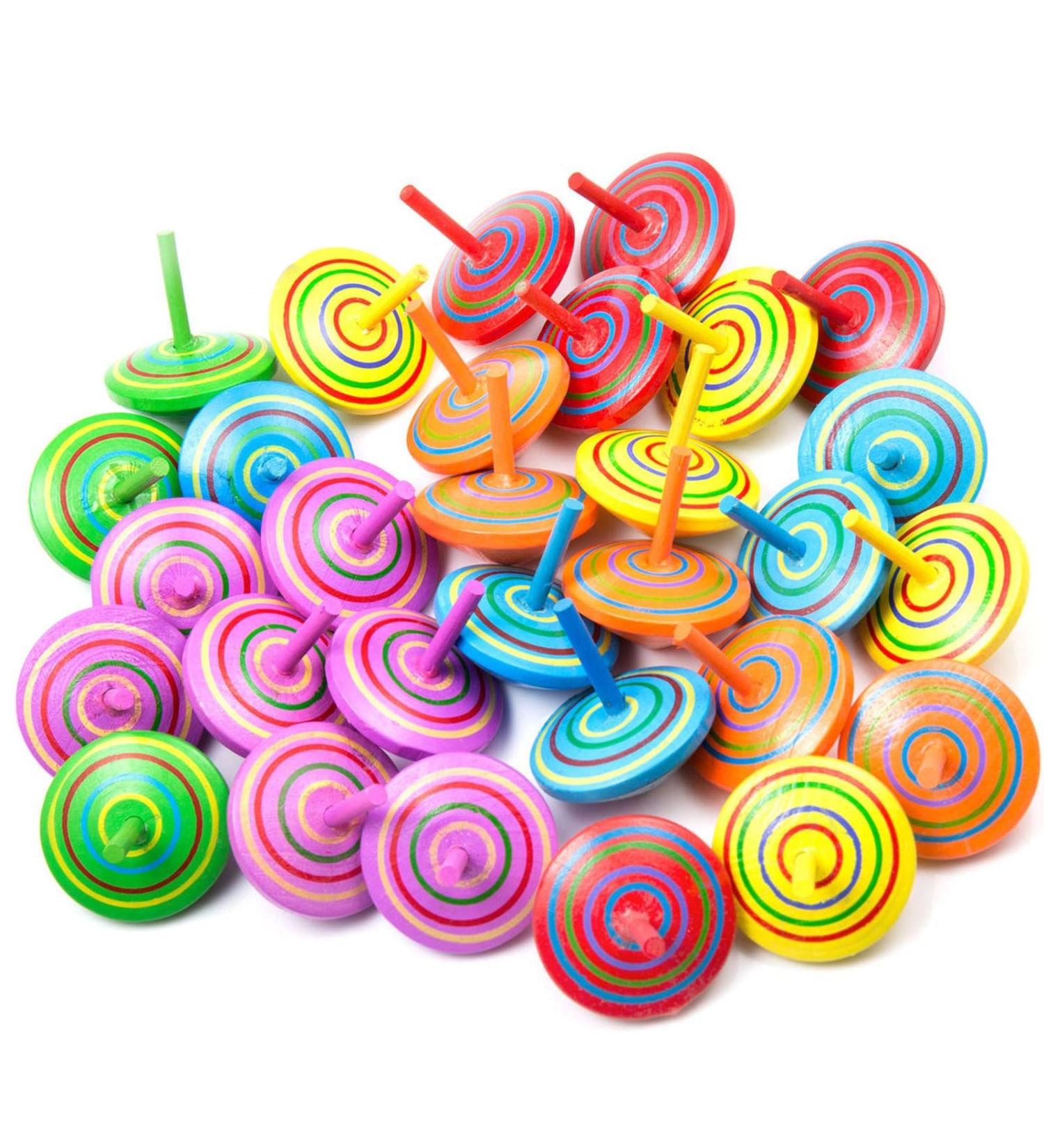 30-Piece Wooden Toy Set for Kids | Colorful Circular Scouts - Perfect Party Gift & Leisure Toys - Buy Online on GoSupps.com