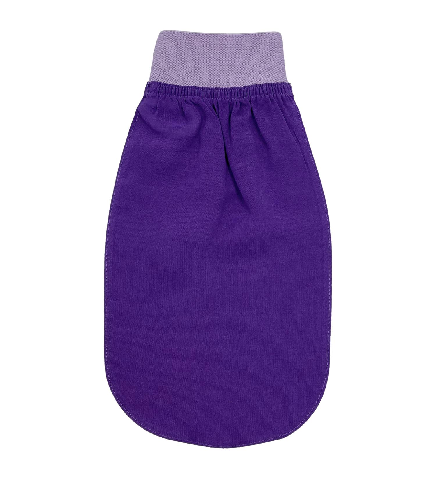 Turkish 100% Silk Exfoliating Gloves & Mitt - Bath Scrub Fake Tan Remover for Men & Women | Feel Fine (Purple & Lilac - Buy Online on GoSupps.com