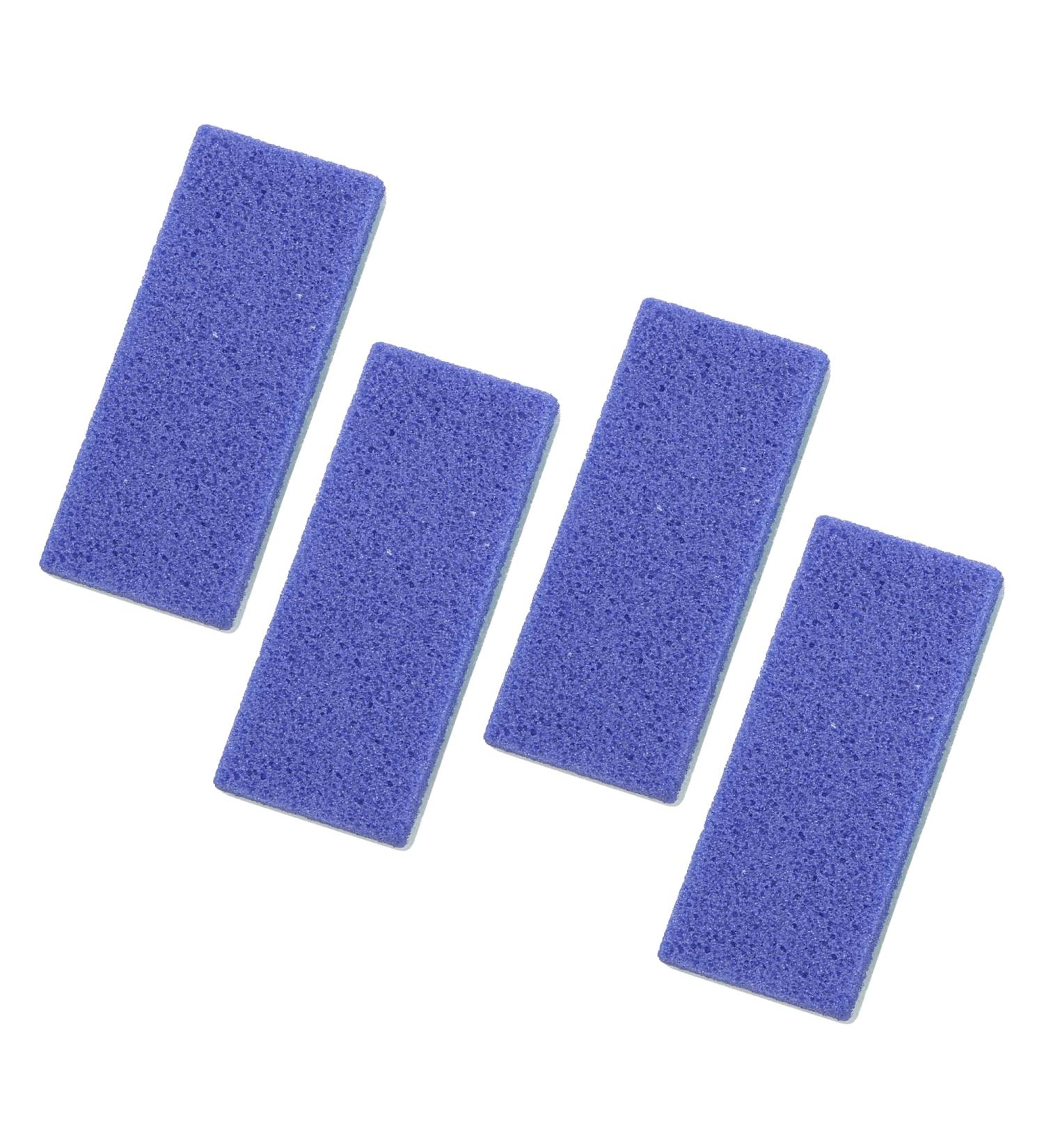 VOCOSTE 4 Pcs Foot Soin Exfoliant Gommage Pierre Double Sided Fine and Grossier Ponce Pierre Pied Lime Bleu - Buy Online on GoSupps.com