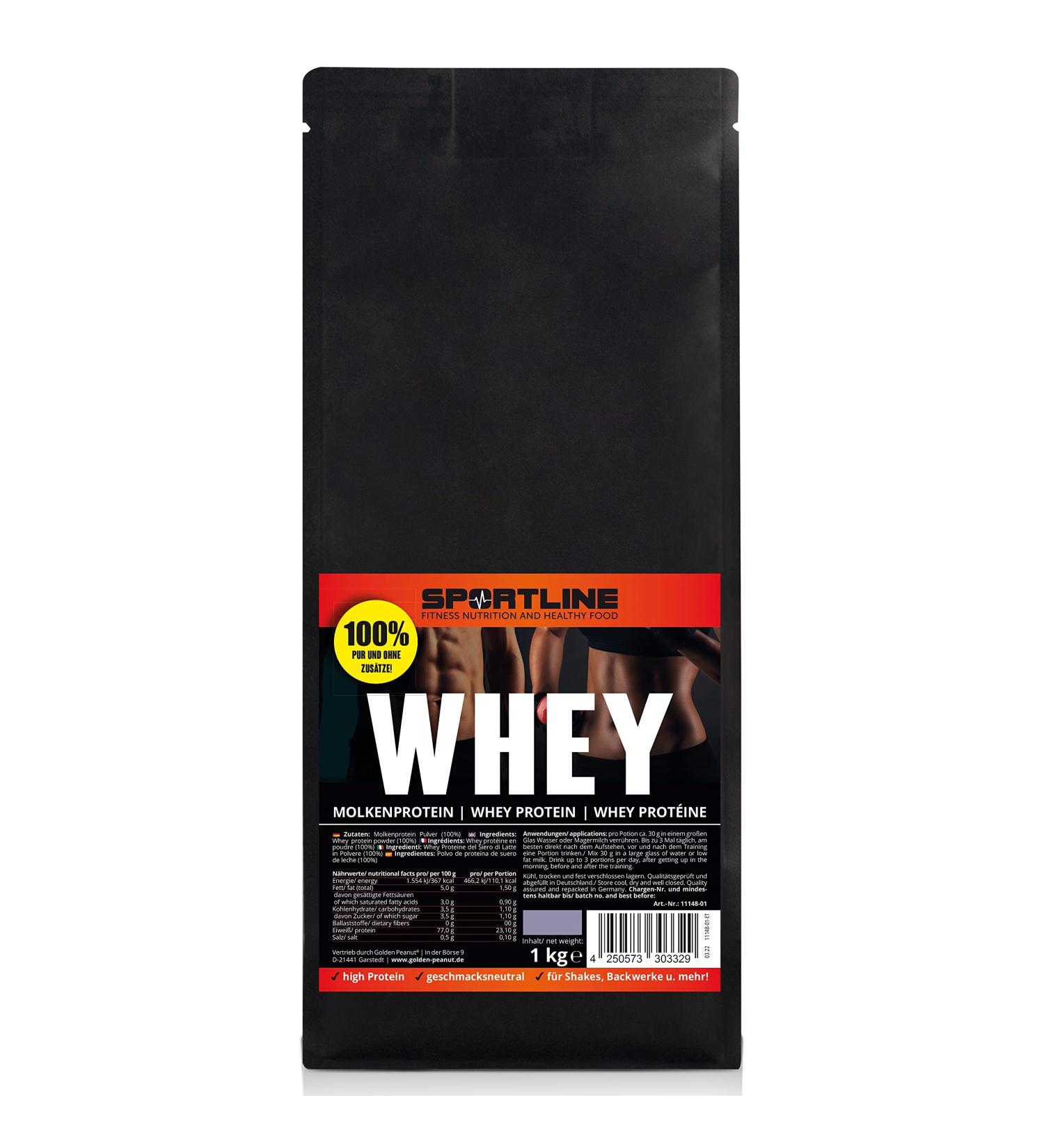 Golden Peanut Whey Protein 1 kg - Pure Neutral Whey Protein Powder | No Artificial Flavors | International Shipping Available - Buy Online on GoSupps.com