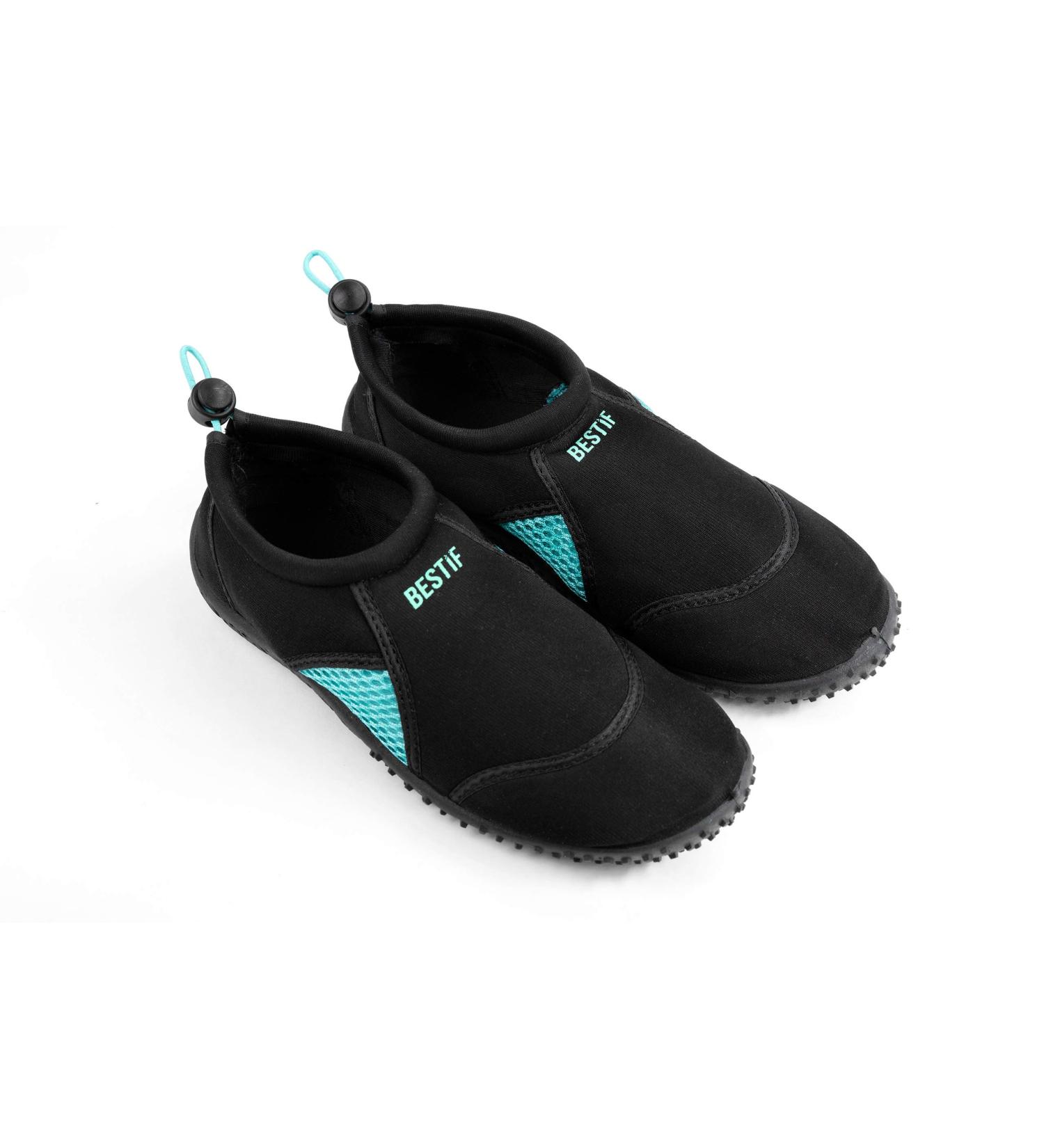 Bestif Bathing Shoes for Men & Women | Neoprene Swimming & Water Shoes | Lightweight & Comfortable | Sizes 36-45 | Black & Blue - Buy Online on GoSupps.com