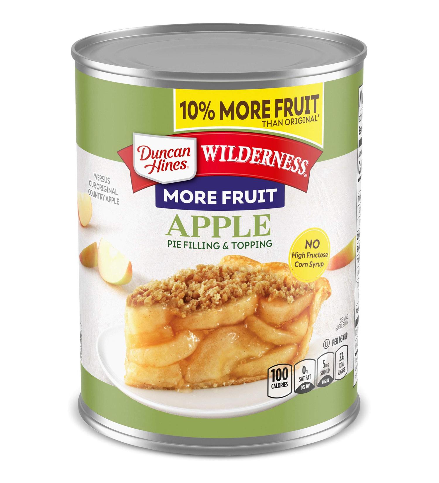Duncan Hines Wilderness Apple Pie Filling & Topping 21 oz - Buy Online on GoSupps.com