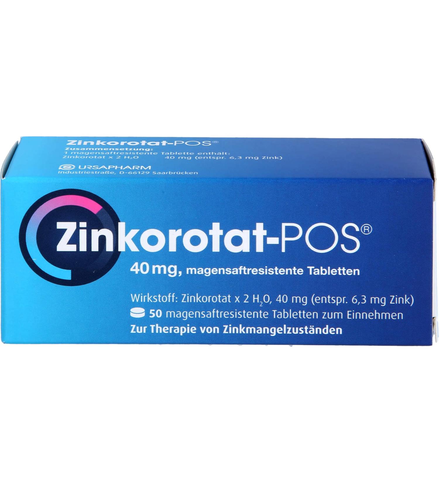 ZINKOROTAT Gastro-Resistant Tablets 50 pcs - Buy Online for International Shipping | Premium Quality Health Supplements - Buy Online on GoSupps.com