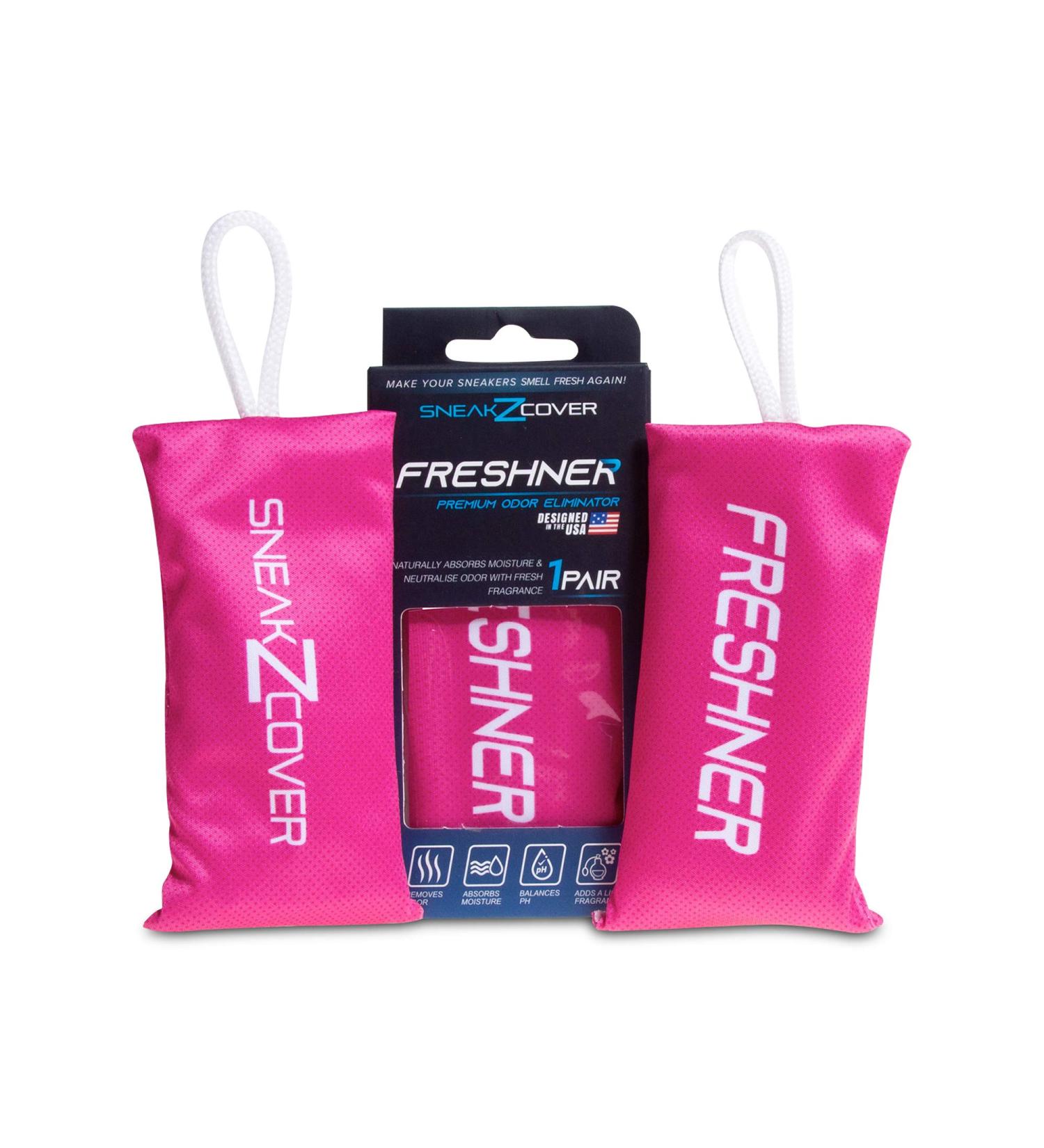 Freshner Schuhdeo - Odor Eliminator for Work Sports & Sneakers | Pink Fragrance | Fight Foot Odor & Keep Shoes Fresh - Buy Online on GoSupps.com