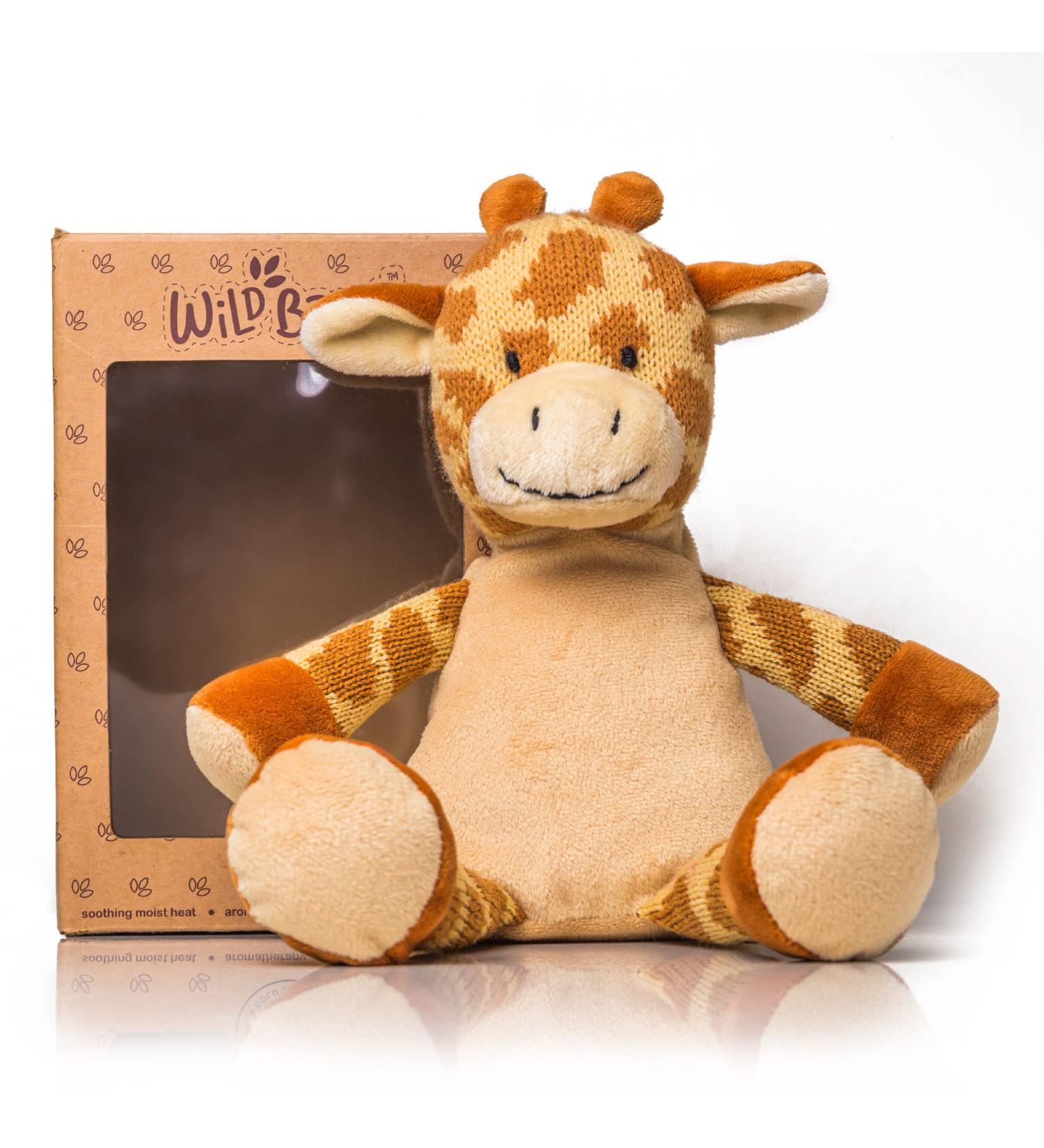 WILD BABY Giraffe Stuffed Animal - Microwavable Plush Pal with Lavender Scent for Babies and Kids - Buy Online on GoSupps.com