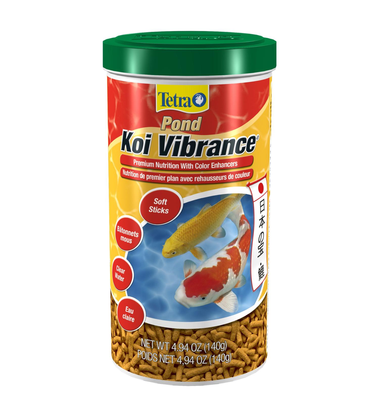 Tetra Pond Koi Vibrance Sticks 4.94oz 1 L (Trilingual) 140 g (Pack of 1) - Buy Online on GoSupps.com
