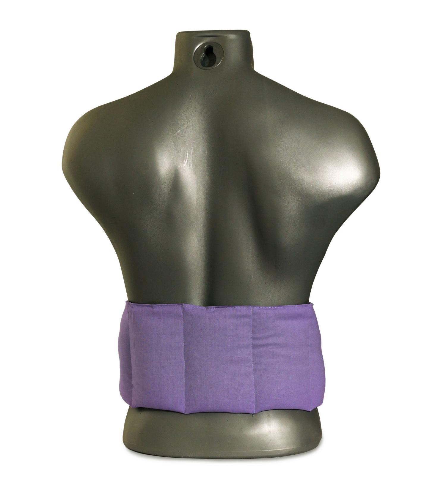 Cherry Stone Pillow 7-Chamber with Band - 65x15 Lilac | Heat Grain Pillow with Cherry Stones - Buy Online on GoSupps.com