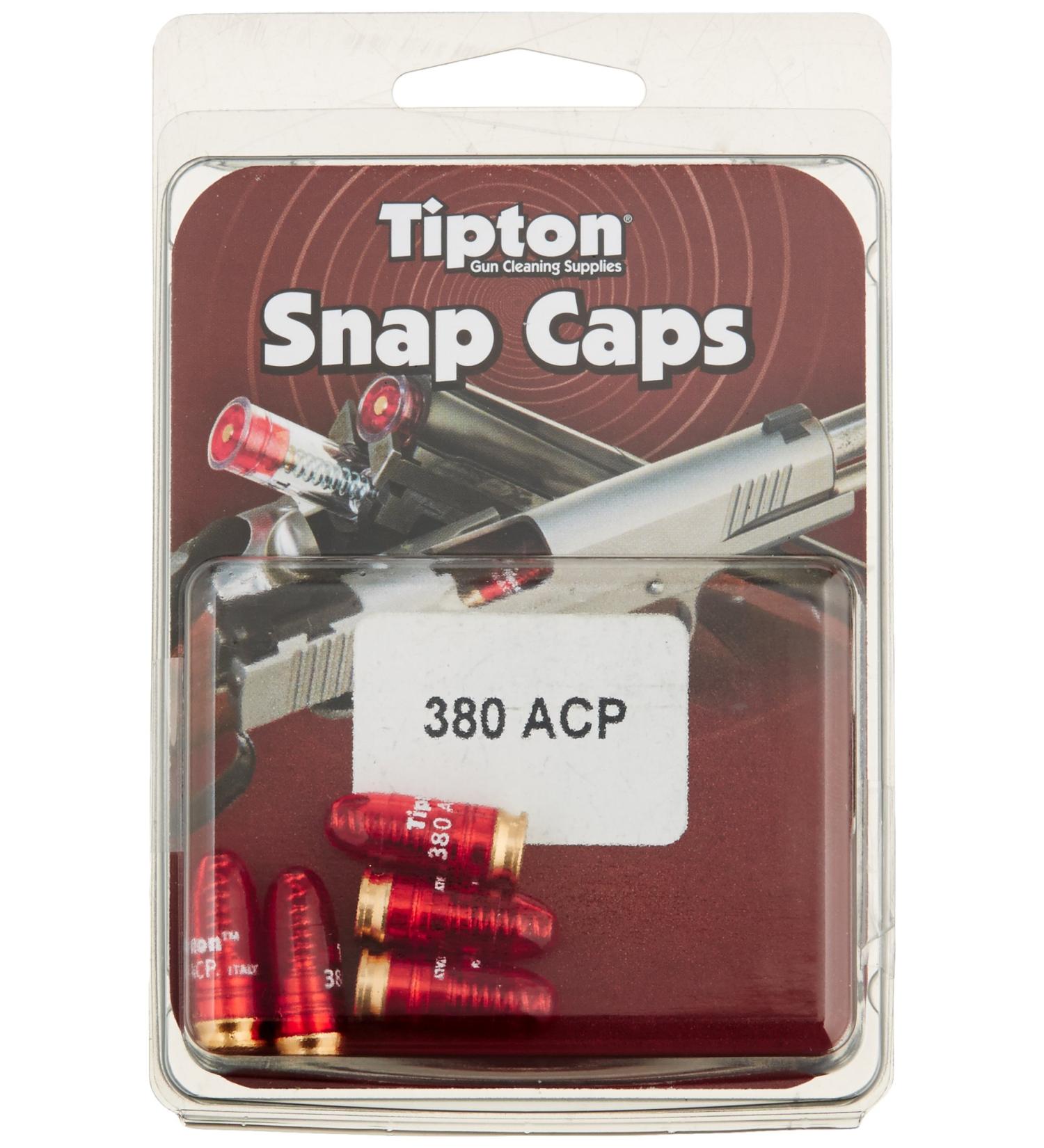 Tipton False Primer Pistol & Revolver Snap Caps - .380 ACP - Reusable for Dry-Firing & Safe Storage - Buy Online on GoSupps.com