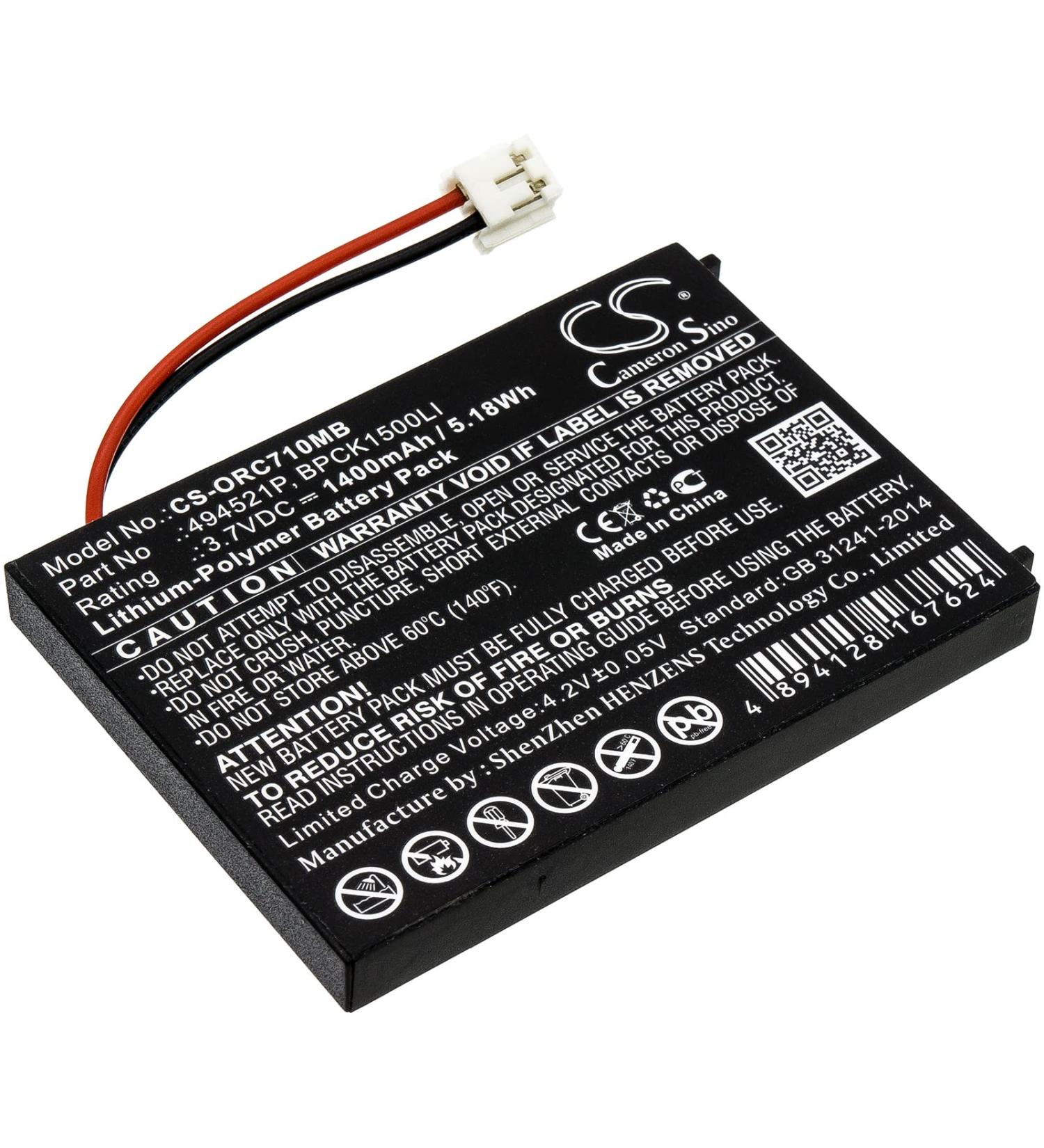 Buy BPCK1500LI 1400mAh Battery for BabySense 5 & Care Watches - Fast International Shipping - Buy Online on GoSupps.com