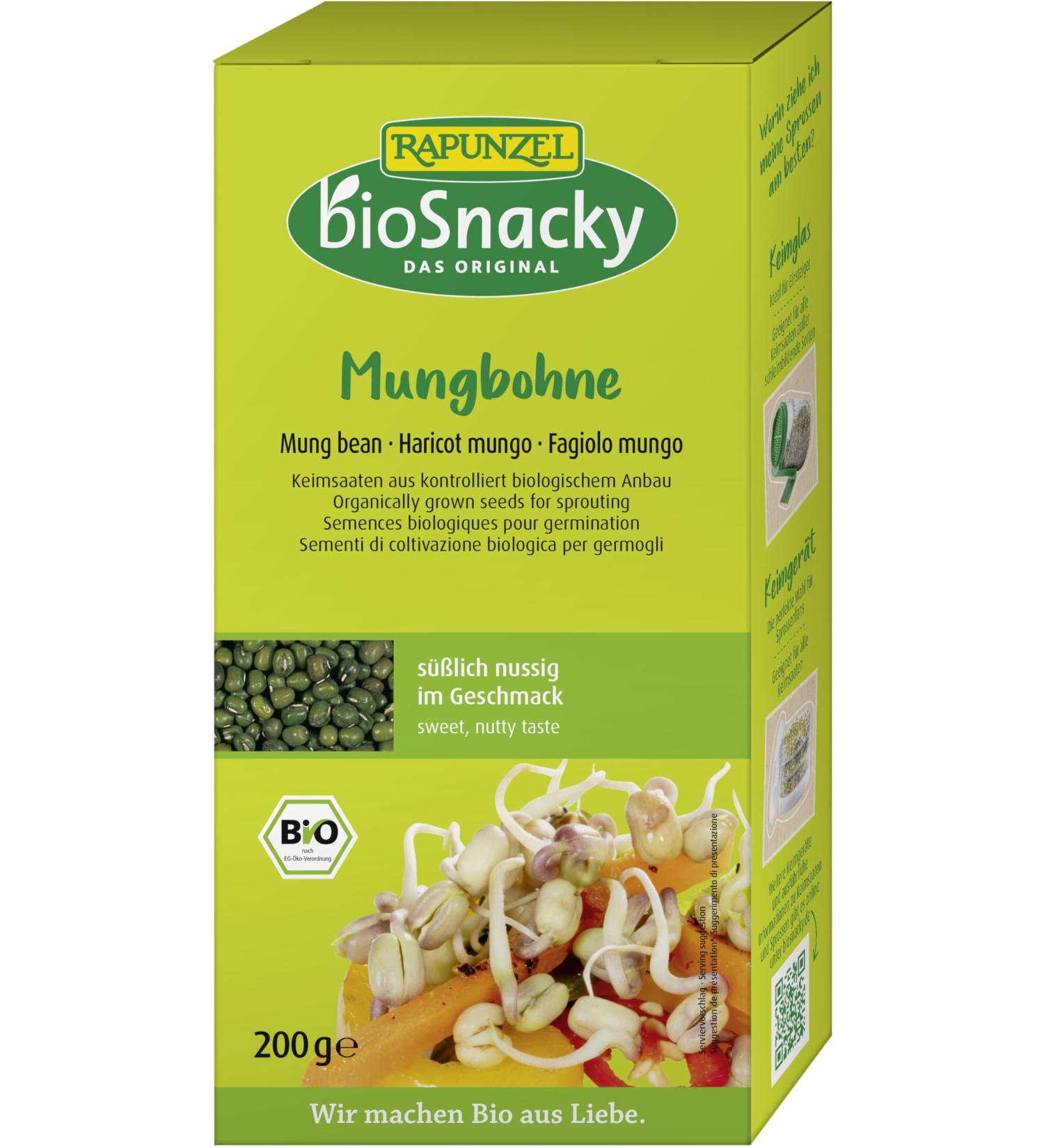 Rapunzel Mung Bean bioSnacky (6 x 200 gr)