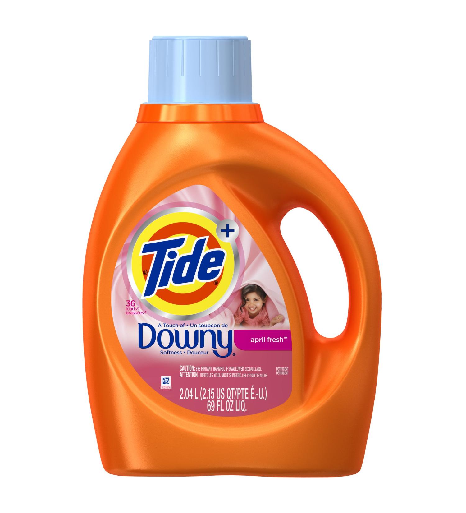 Tide Plus Downy April Fresh Scent Liquid Laundry Detergent 69 oz - 36 Loads | Best International Shipping - Buy Online on GoSupps.com