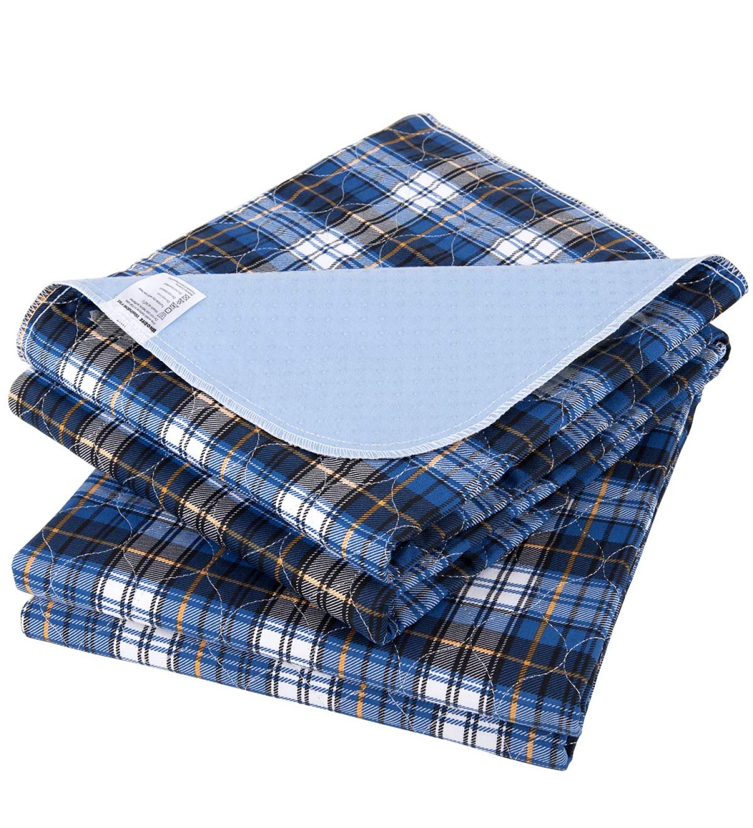 Non-Slip Bed Pads for Incontinence Washable (36" x 34"|2 Pack) Waterproof Bed Pads Adult Washable Incontinence Bed Pads for Adults Dog Kids 34x36 Inch (Pack of 2) - Buy Online on GoSupps.com