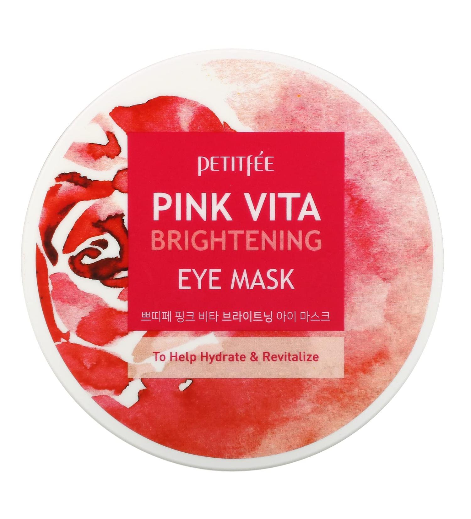 PETITFEE PINK VITA BRIGHTENING EYE MASK 70g (60pcs)
