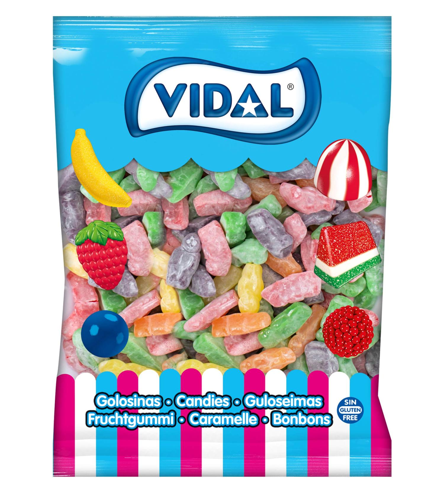 Vidal - Jelly Babies Sugar - Gummy candies fruit mix 1000 g