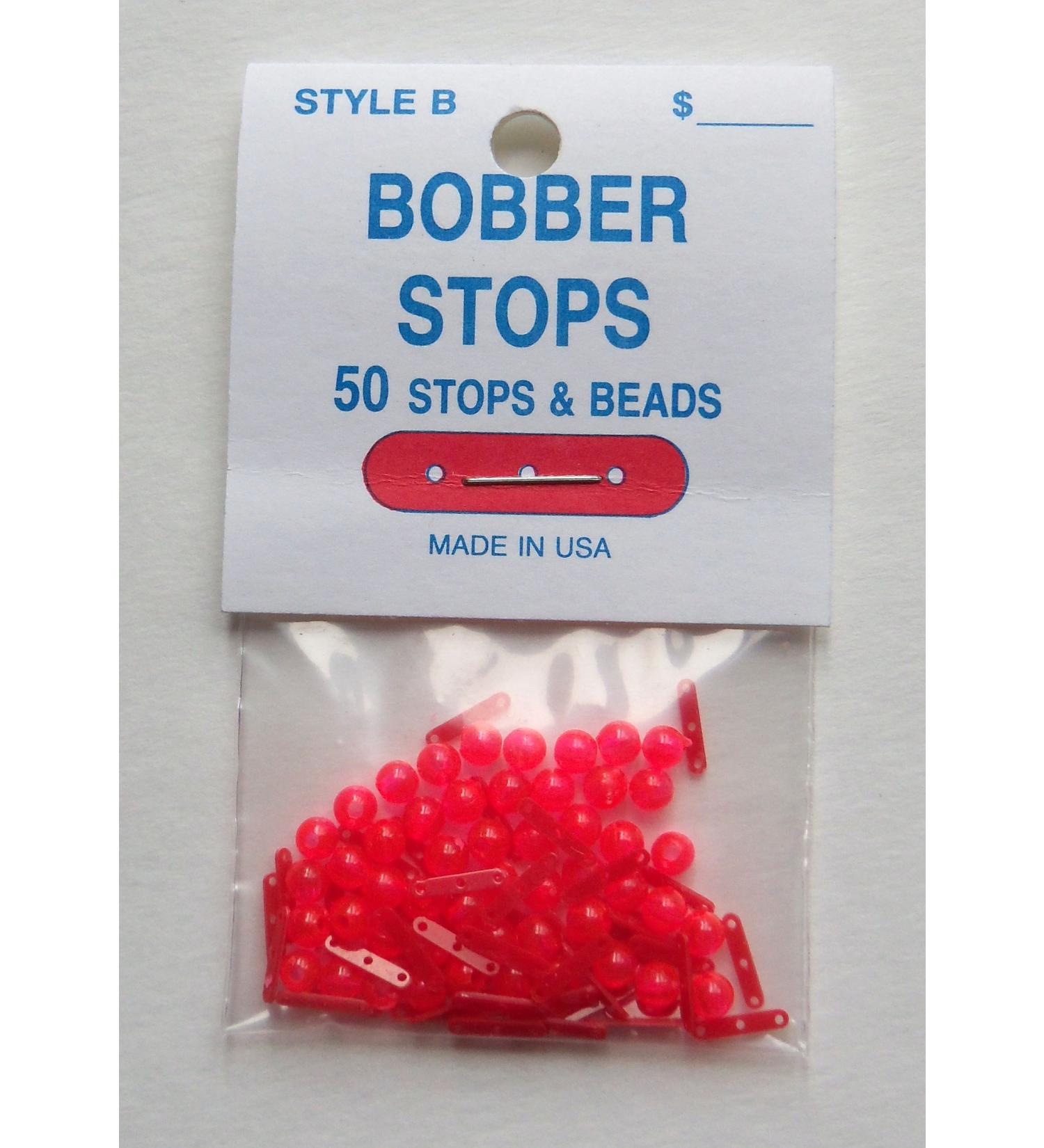 JS Bobber Stops and Beads - Three Hole - 50 Per Pack - Stops & Beads