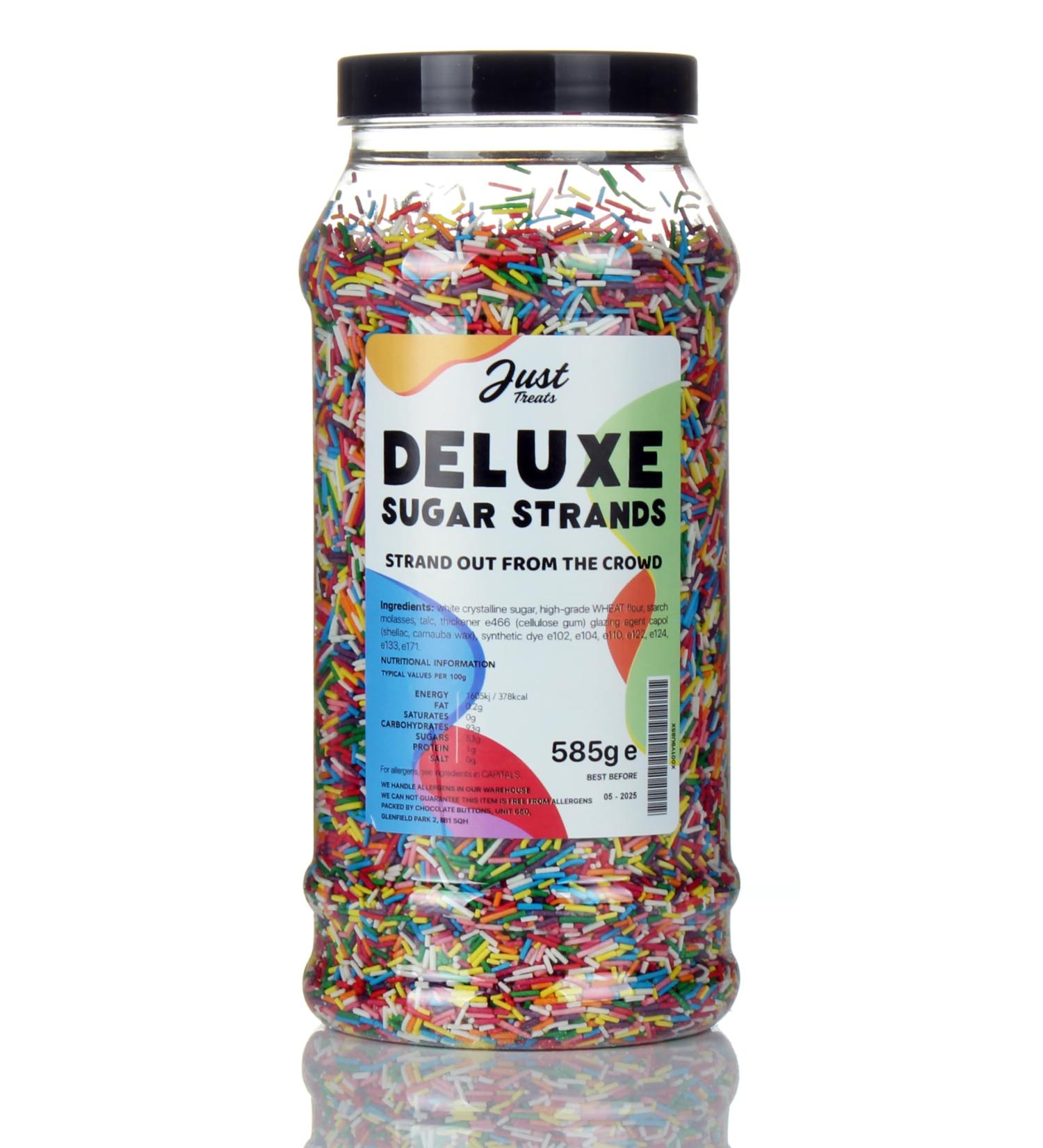 Just Treats Deluxe Sugar Strands Gift Jar - Buy Online on GoSupps.com