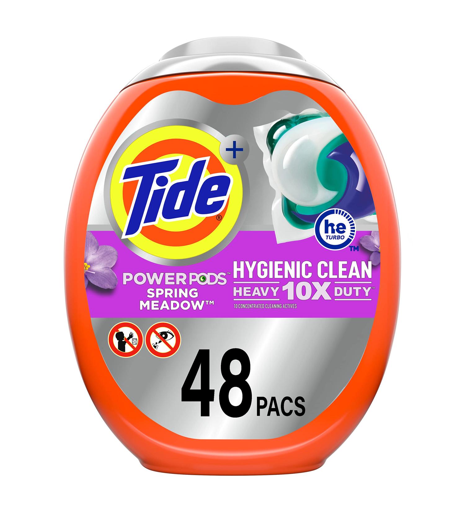 Tide Hygienic Clean Heavy Duty Power PODS Laundry Detergent, Spring Meadow - 48 Count - Buy Online on GoSupps.com