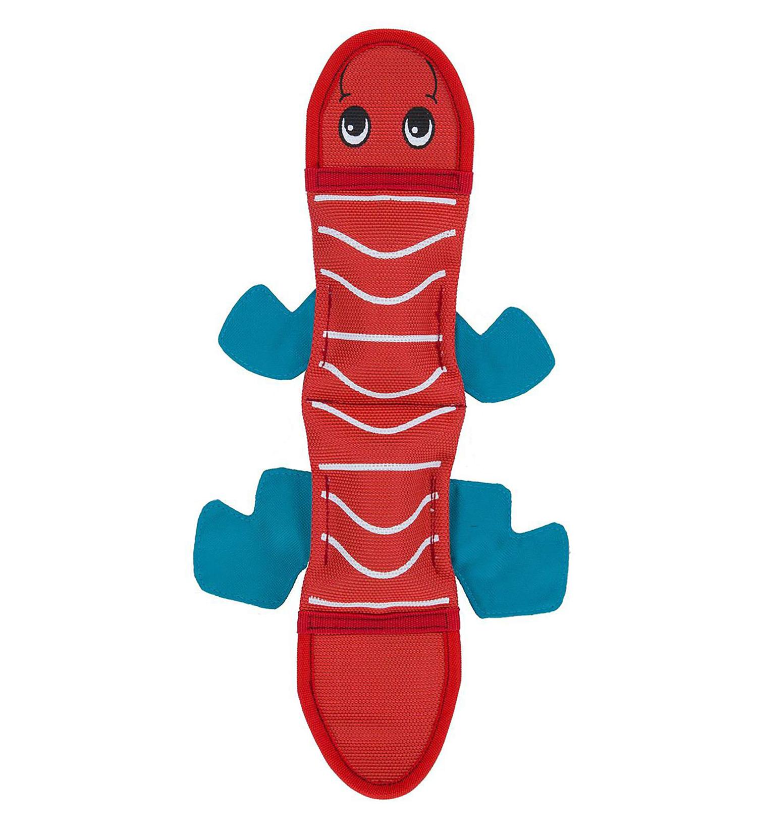 Kyjen Outward Hound Fire Biterz Dog Toy - Robust Fire Hose Material 2 Squeakers Size S Red | International Shipping - Buy Online on GoSupps.com