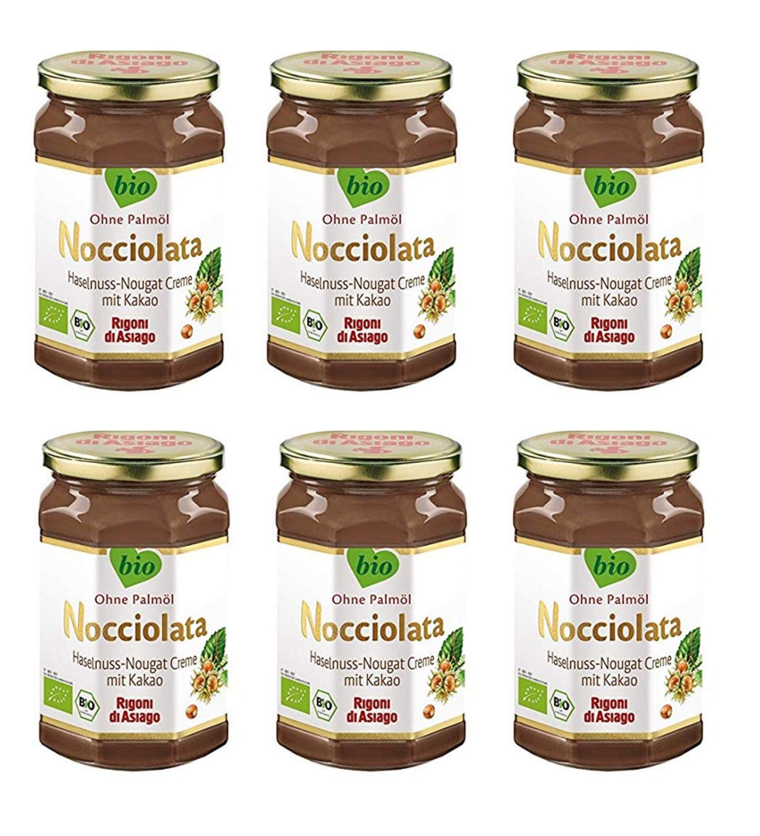 Rigoni di Asiago Nocciolata - 6x700g | Premium Nut Nougat Cream | Palm Oil Free Hazelnut Spread for Delicious Brot Spread - Buy Online on GoSupps.com