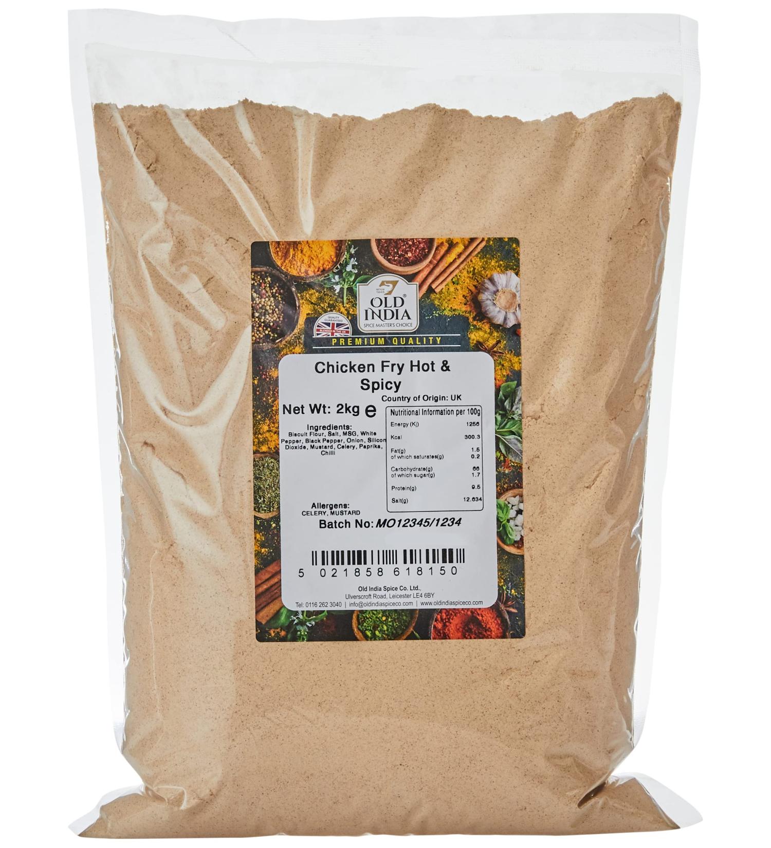 Old India Chicken Fry Hot & Spicy 2kg - Buy Online on GoSupps.com