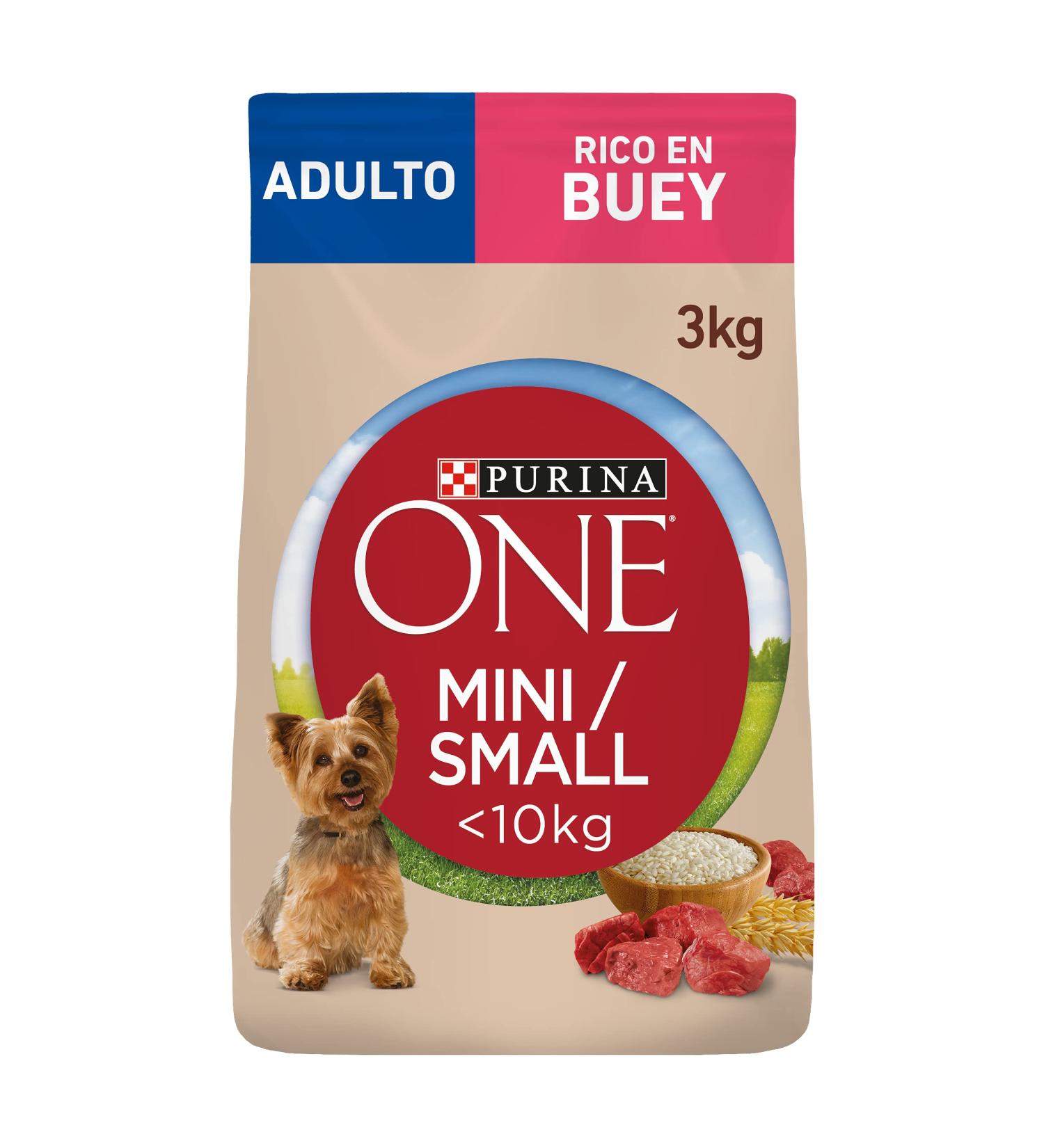 Purina ONE Mini Adult Dog Beef and Rice - Buy Online on GoSupps.com