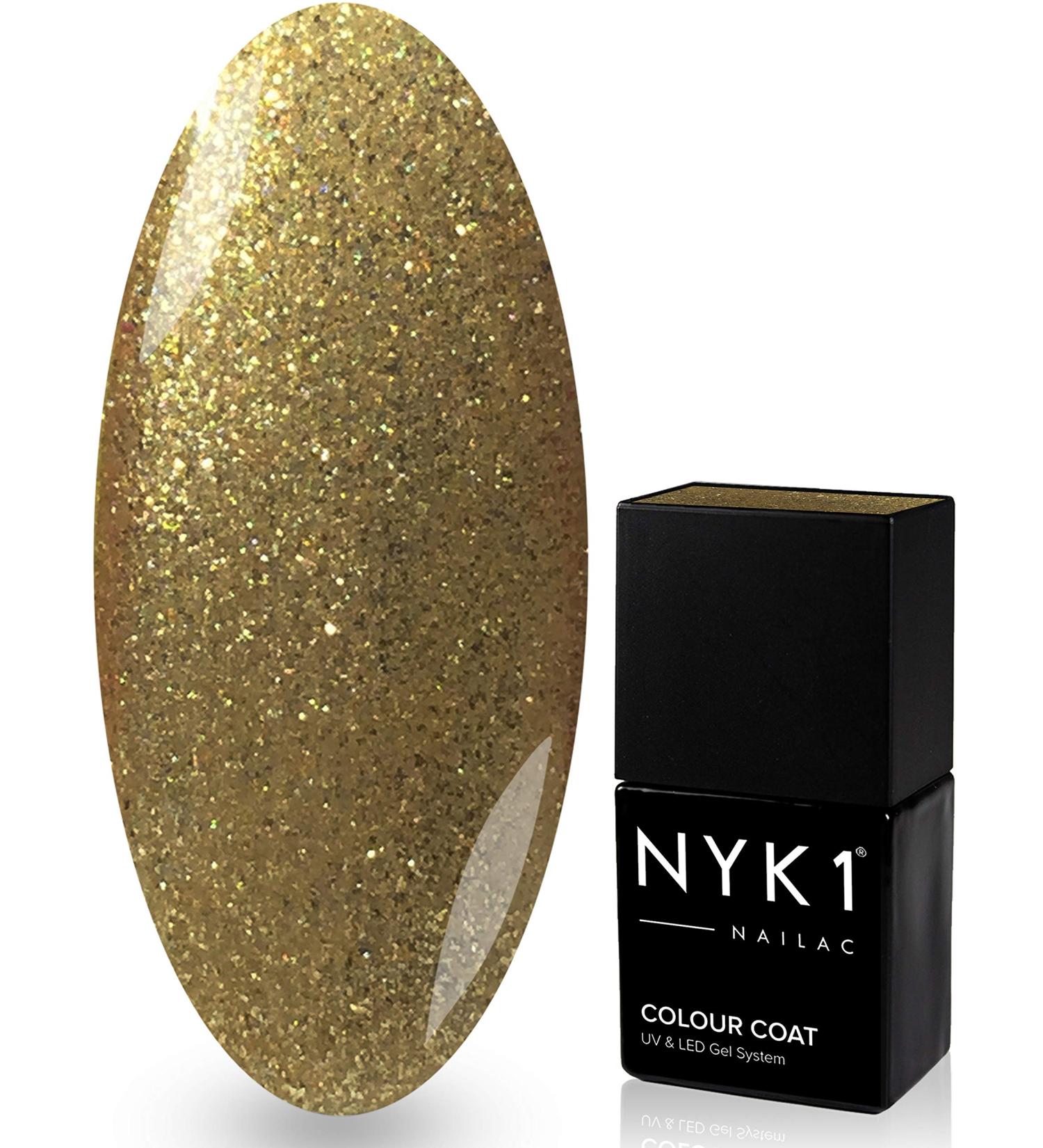 NYK1 NAILAC - GOLD WOW - Professional Gel Nail Polish - UV and LED Drying - Quick Soak Off Gel Polish 10ml - Over 100 Gel Nail Polish Nailac Colours to Choose From! - Buy Online on GoSupps.com