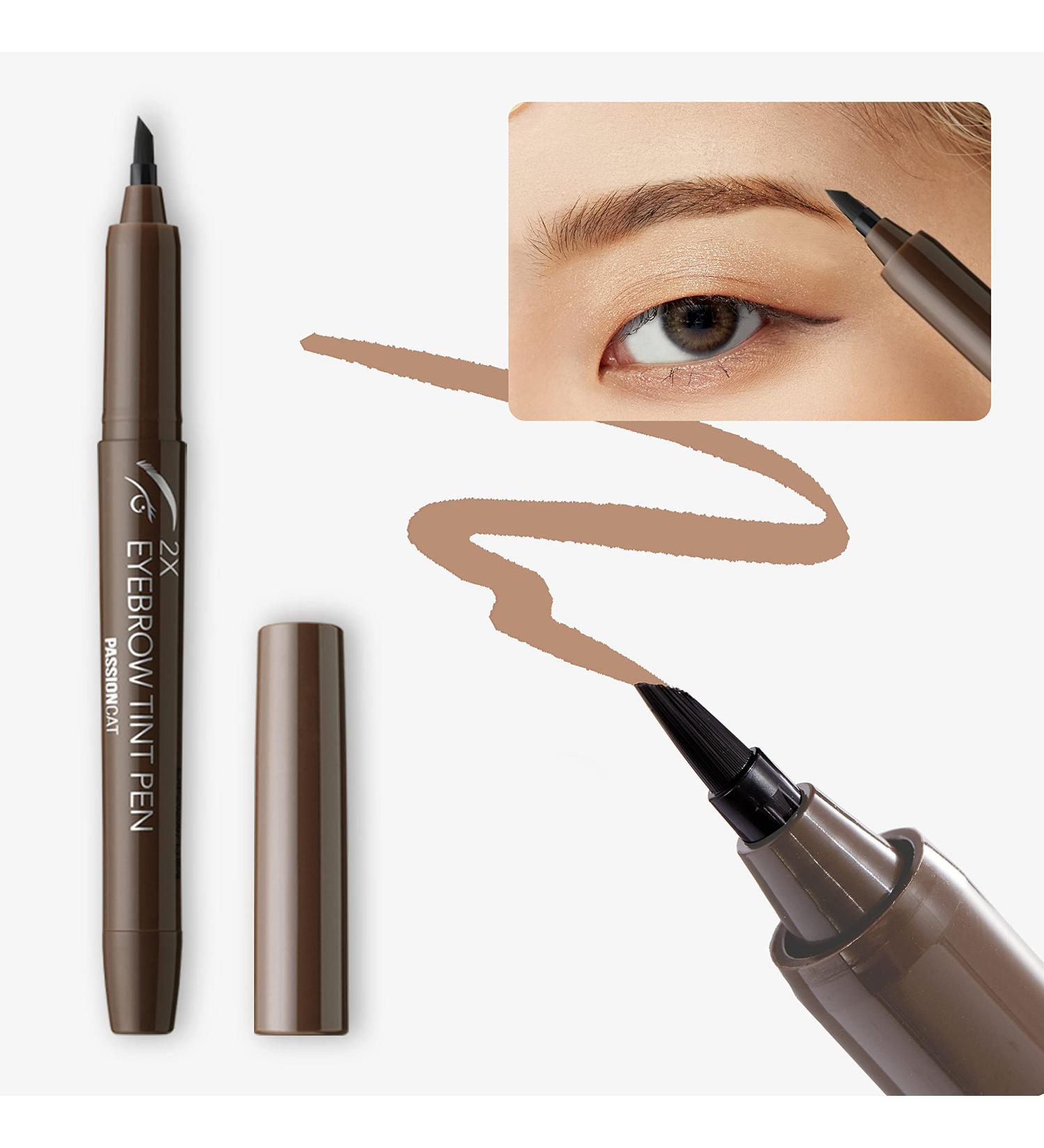 Passioncat 2X Waterproof Eyebrow Tattoo Pen - Natural Brown Eyebrow Definer Tint - Buy Online on GoSupps.com