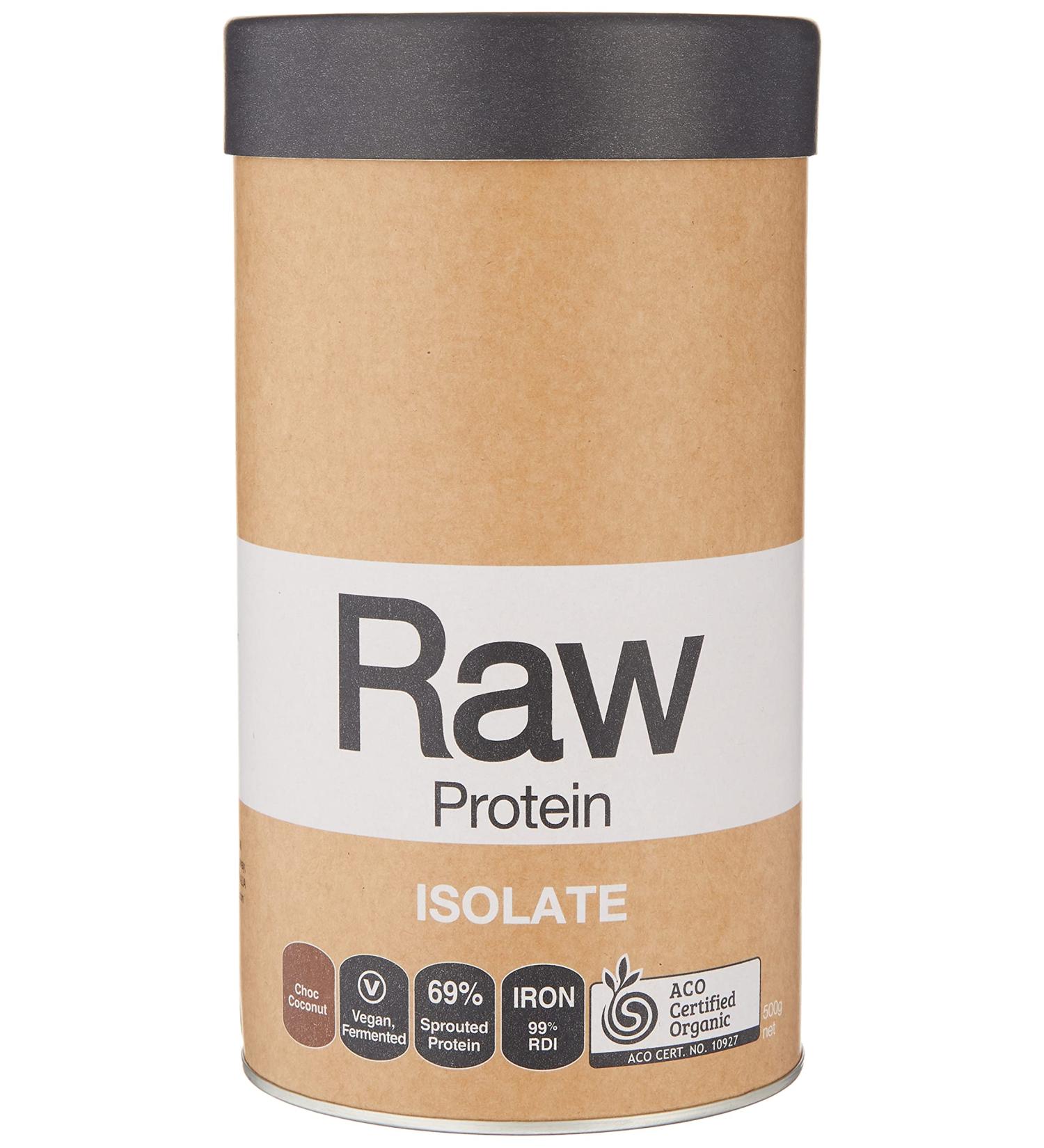 Amazonia RAW Certified Organic Vegan Protein Isolate - Digestive Enzymes Enhanced | International Shipping Available - Buy Online on GoSupps.com