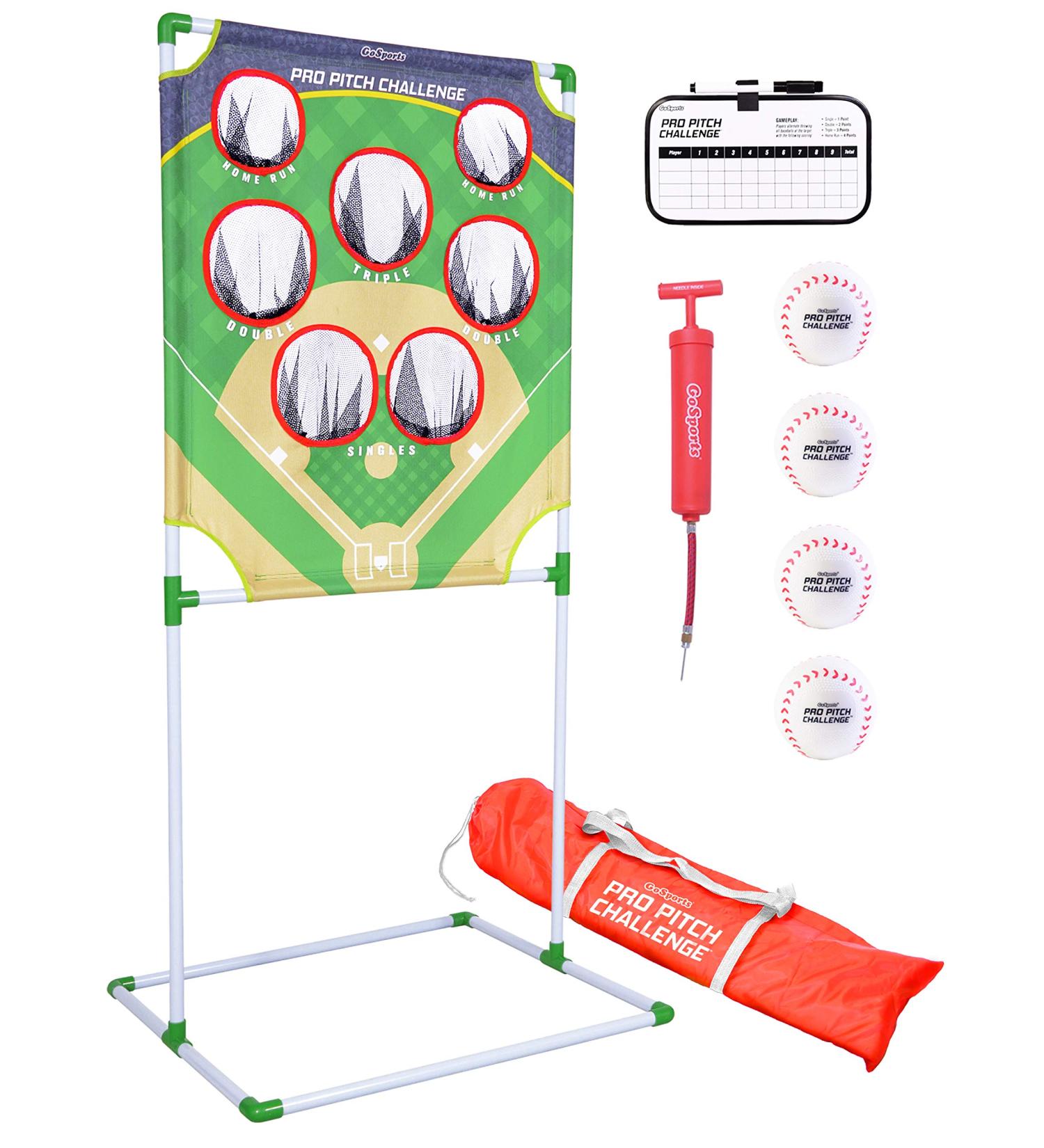 GoSports Football & Baseball Toss Games: Red Zone Challenge or Pro Pitch Challenge - Backyard or Door Hang Targets - Buy Online on GoSupps.com