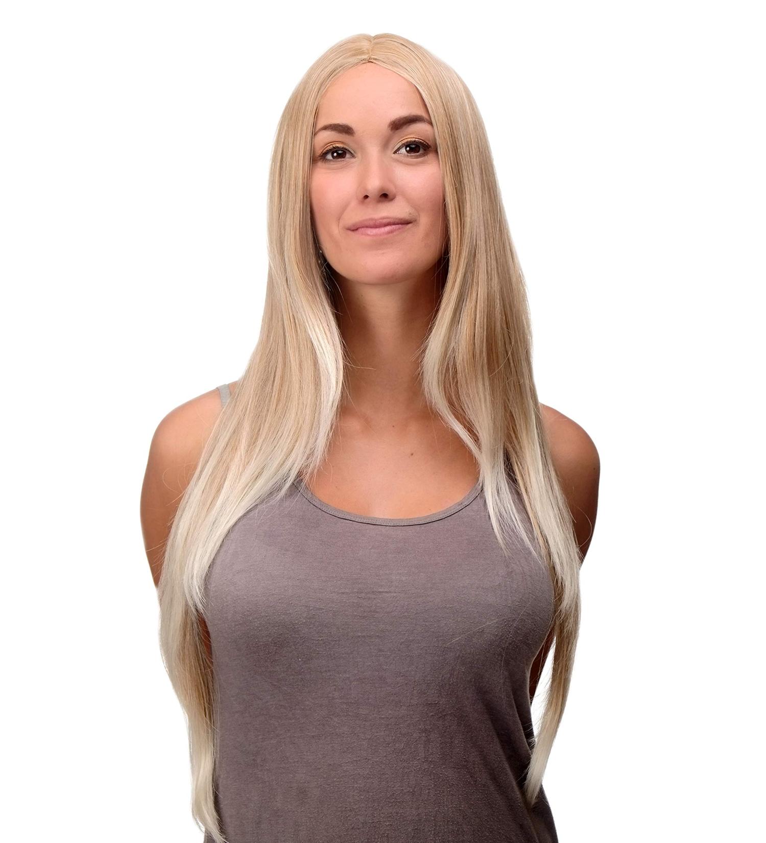 WIG ME UP 3217-27T613 | Long Straight Blonde Strawberry Platinum Wig - 80 cm Hair Replacement - Buy Online on GoSupps.com