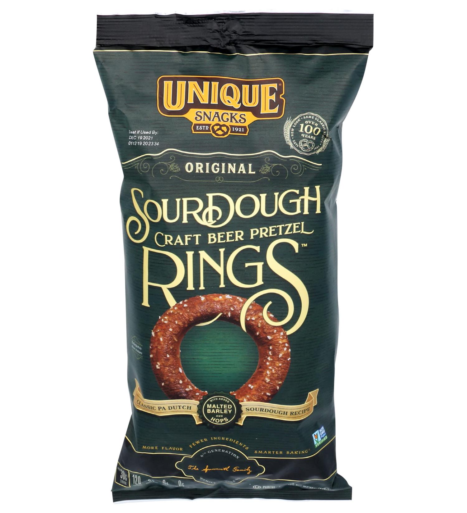 Unique Sourdough Craft Beer Pretzel Rings - 11oz Gourmet Snack - Buy Online on GoSupps.com