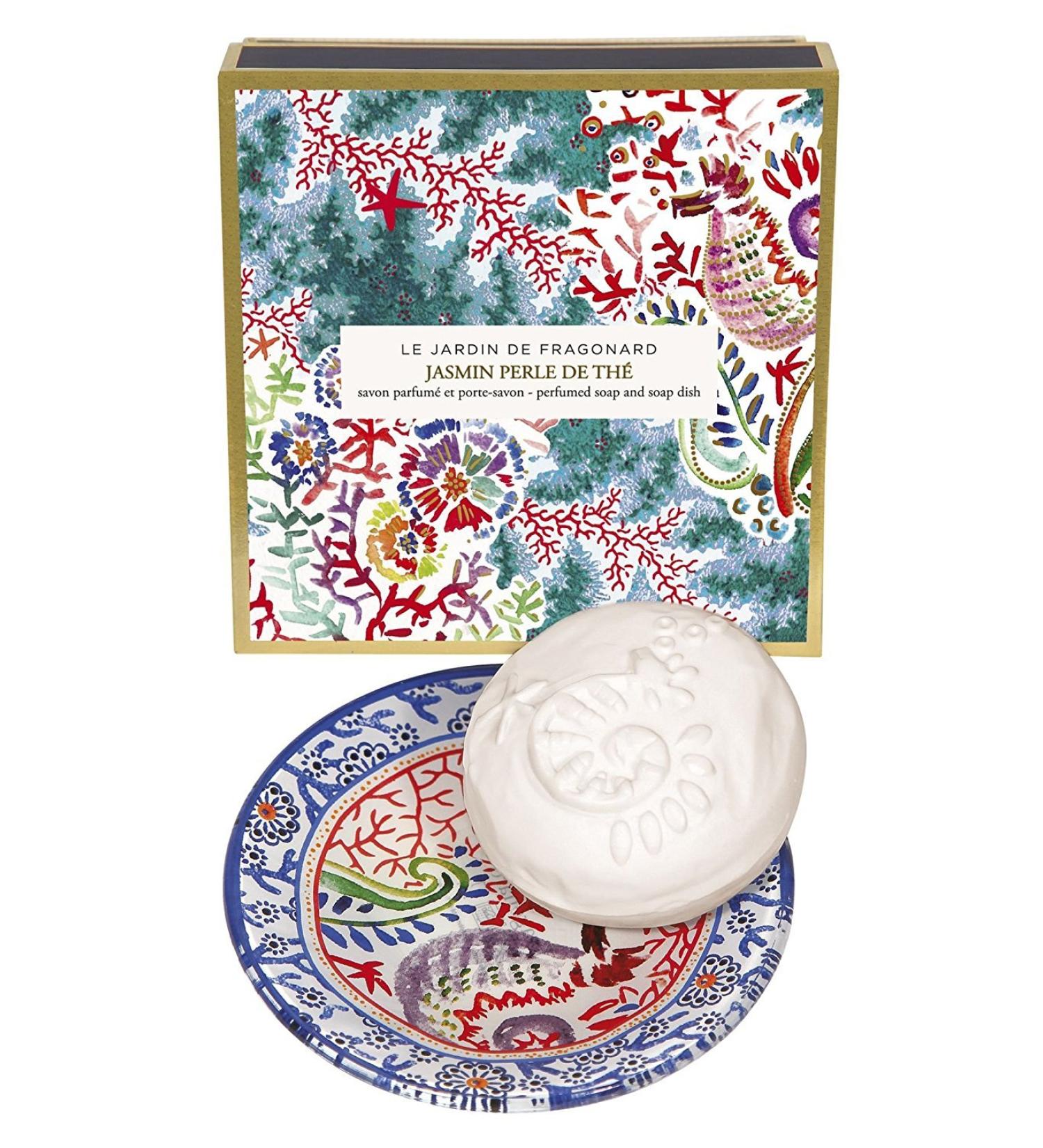 Fragonard Jasmin Perle de Th Dish & Perfumed Soap - 150g | Luxury International Shipping - Buy Online on GoSupps.com