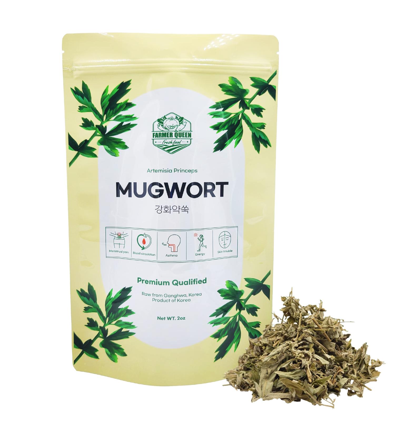 Farmer Queen Dried Mugwort ( 2oz / 57g ) Mugwort 2oz - Buy Online on GoSupps.com
