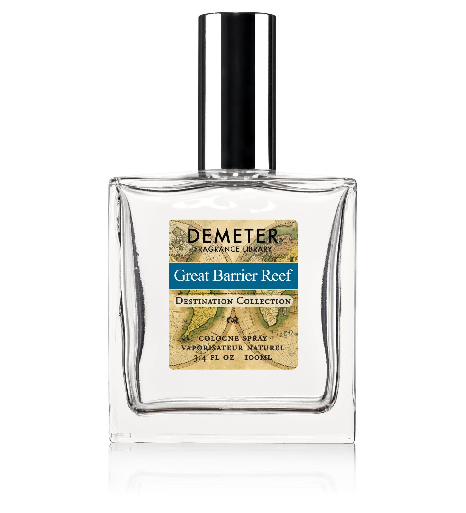 DEMETER Fragrance Library - Destination Collection - 3.4 oz Cologne Spray - Great Barrier Reef Great Barrier Reef 3.4 Fl Oz (Pack of 1)