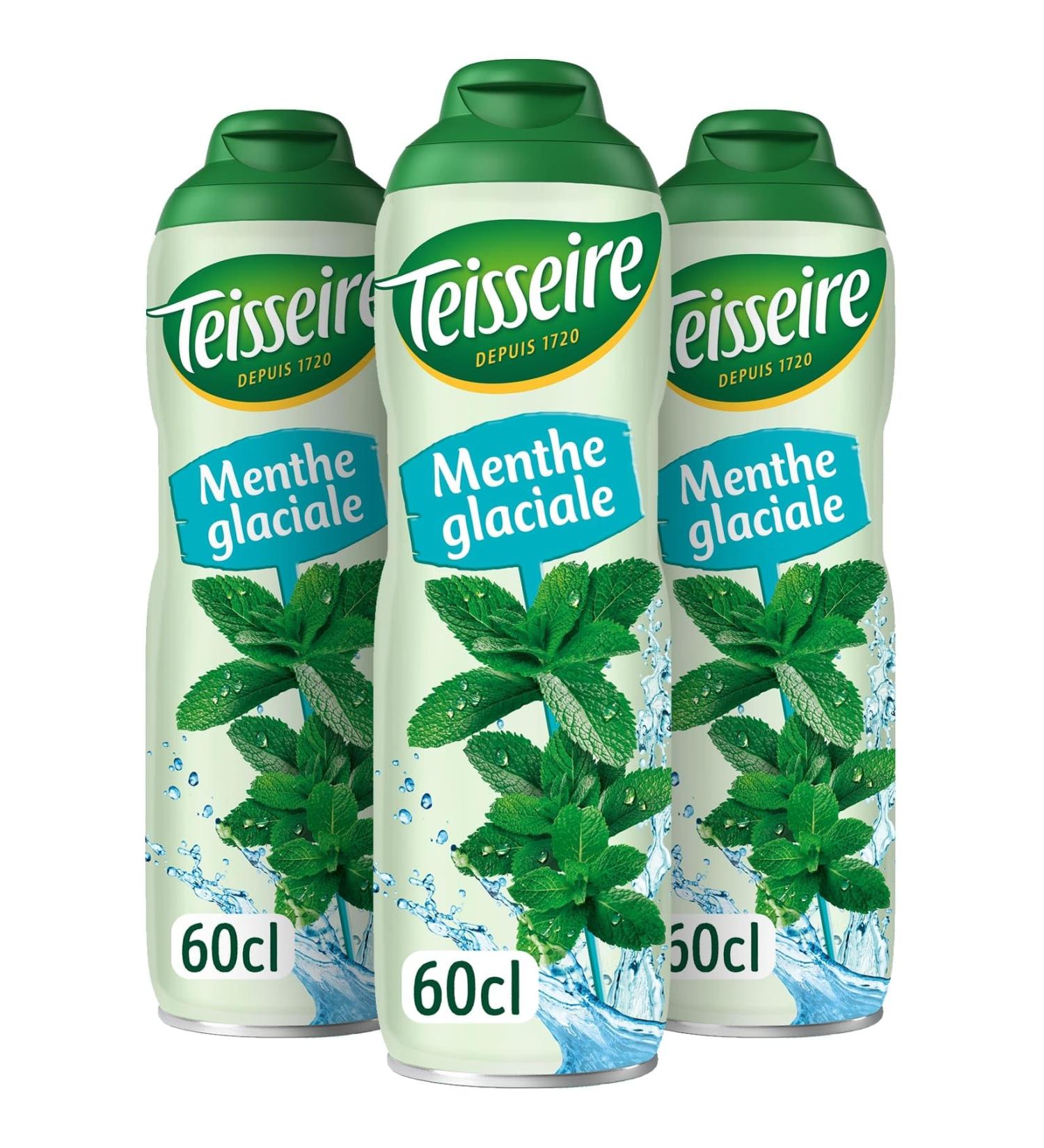 Teisseire Ice Mint Syrup for Refreshing Drinks Cocktails Recyclable Bottle (Pack of 3) - Buy Online on GoSupps.com