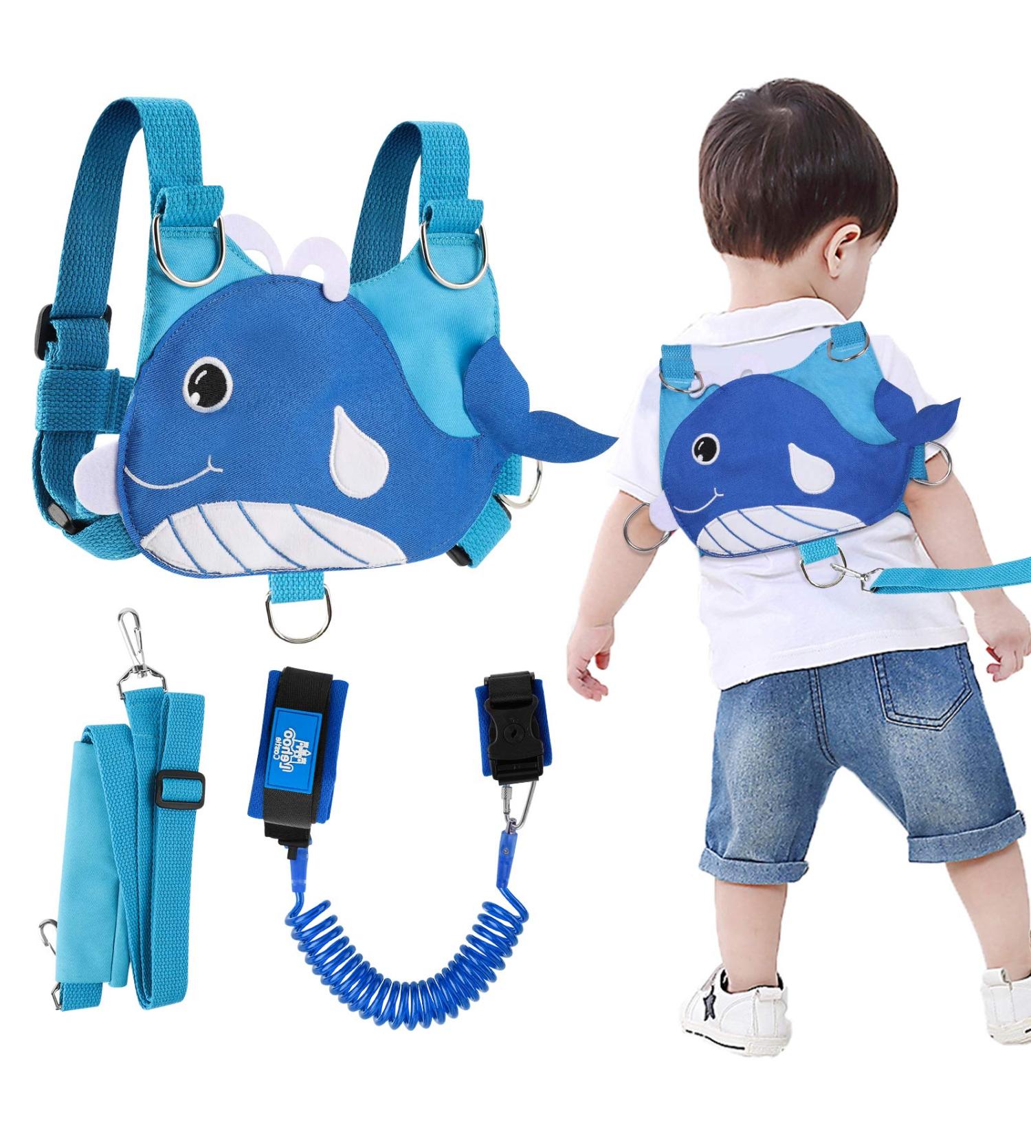 Lehoo Castle Kids Safety Leash - 4-in-1 Anti-Lost Wrist Link for Children (Whales) - Best International Shipping - Buy Online on GoSupps.com