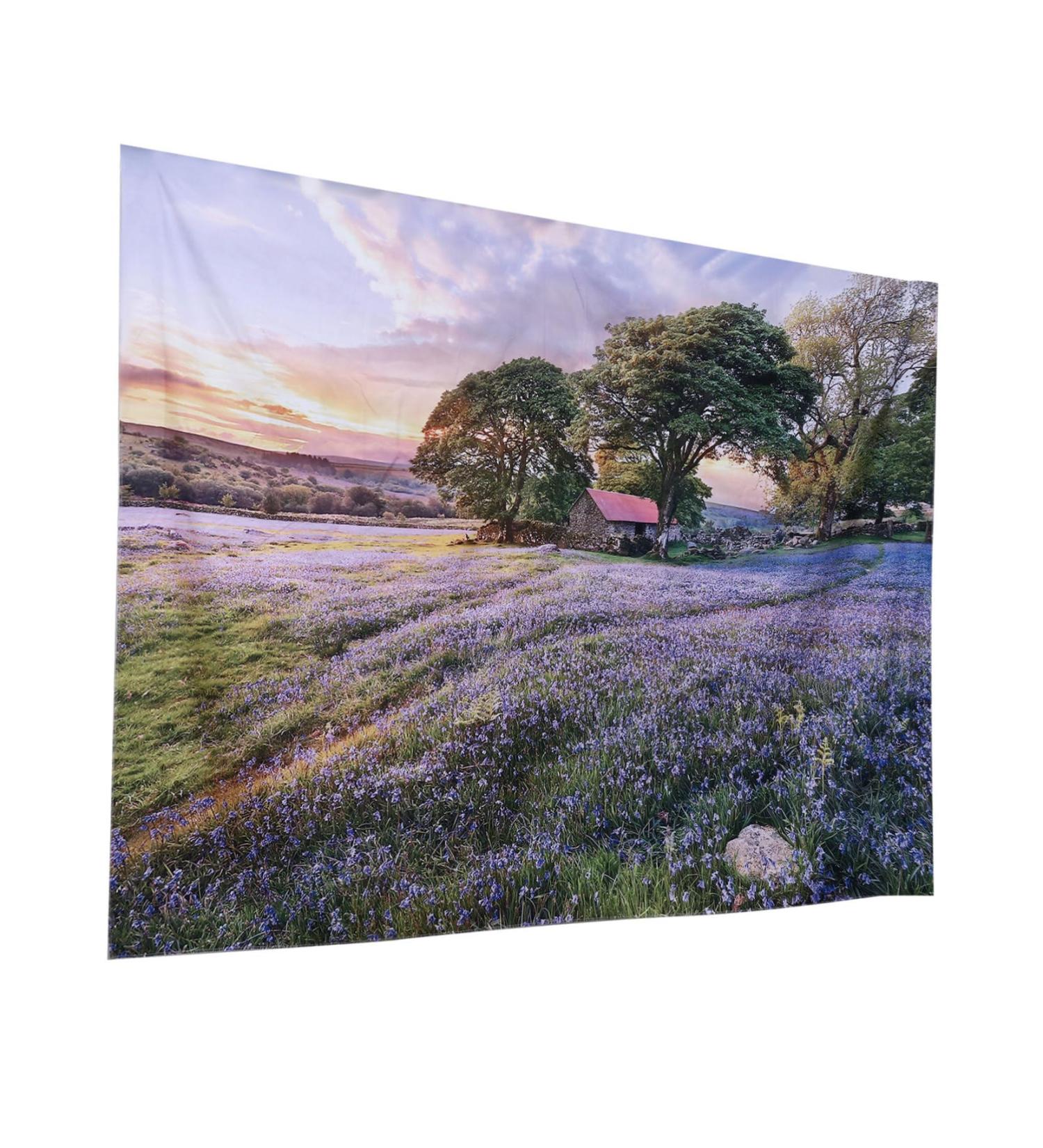 Zerodeko 3pcs Lavender Tapestry Flower Wall Decor Wedding Banner Flower Banner Natural Scenery Hanging Tapestry Decor for Home Backdrop Printing Purple Wall Tapestry Polyester (polyester) 200x150cmx3pcs Purple 2x3pcs - Buy Online on GoSupps.com