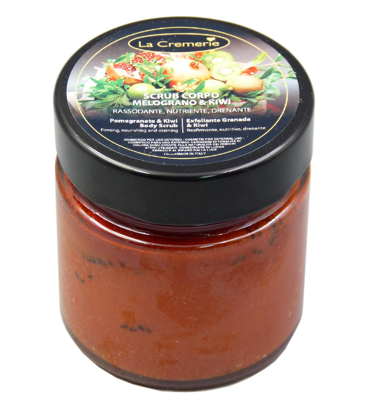 La Cremerie Melograno and Kiwi Body Scrub - Firming Nourishing Draining - La Cremerie - 300 g