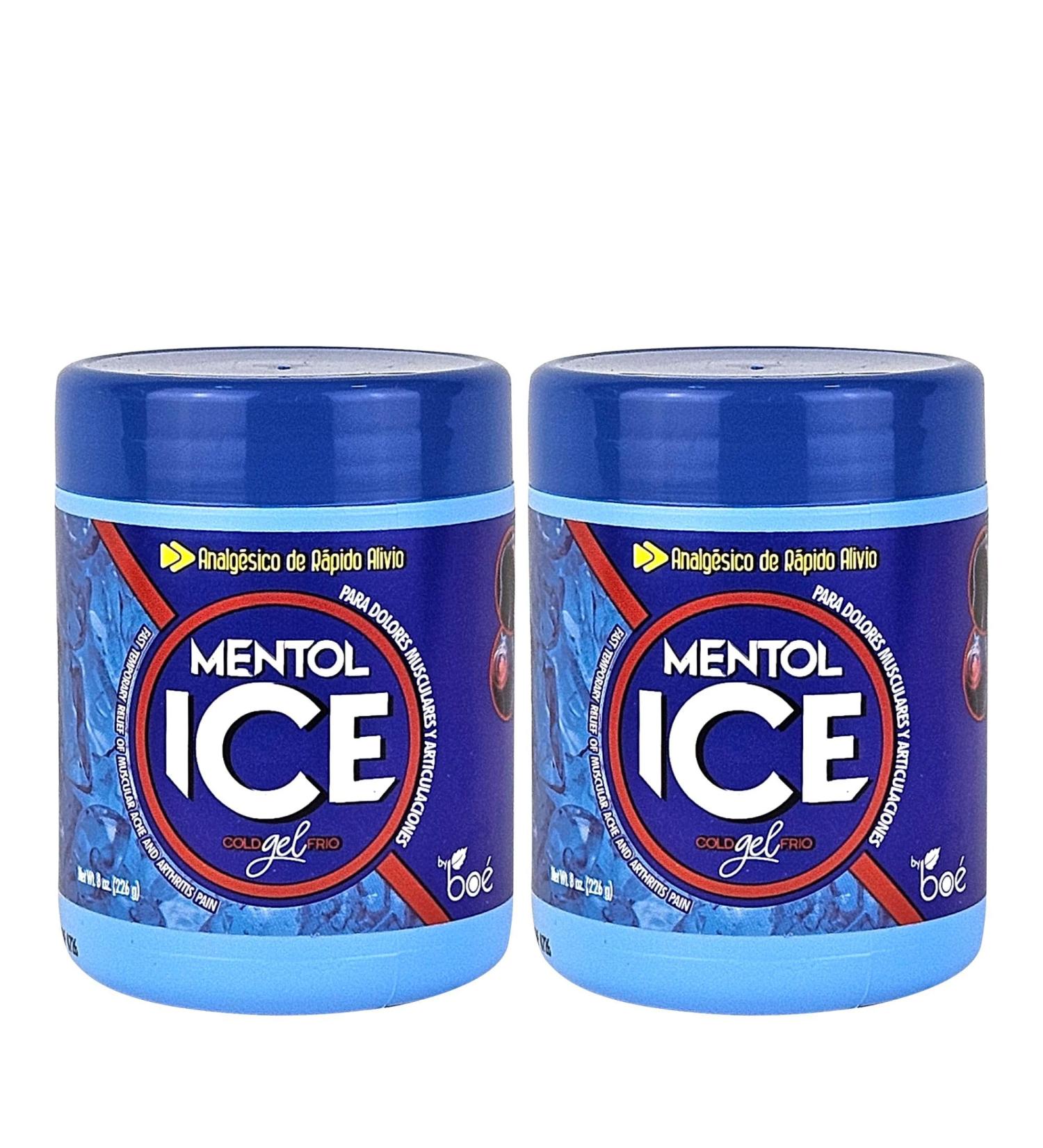 BO COSMETICS Mentol Ice Cold Gel 8 oz (2 Pack) Pain Relief Gel for Muscles & Joints Fast-Acting Analgesic for Arthritis Back Pain Cramps Sprains & Headaches Non-Greasy & Quick Absorption - Buy Online on GoSupps.com
