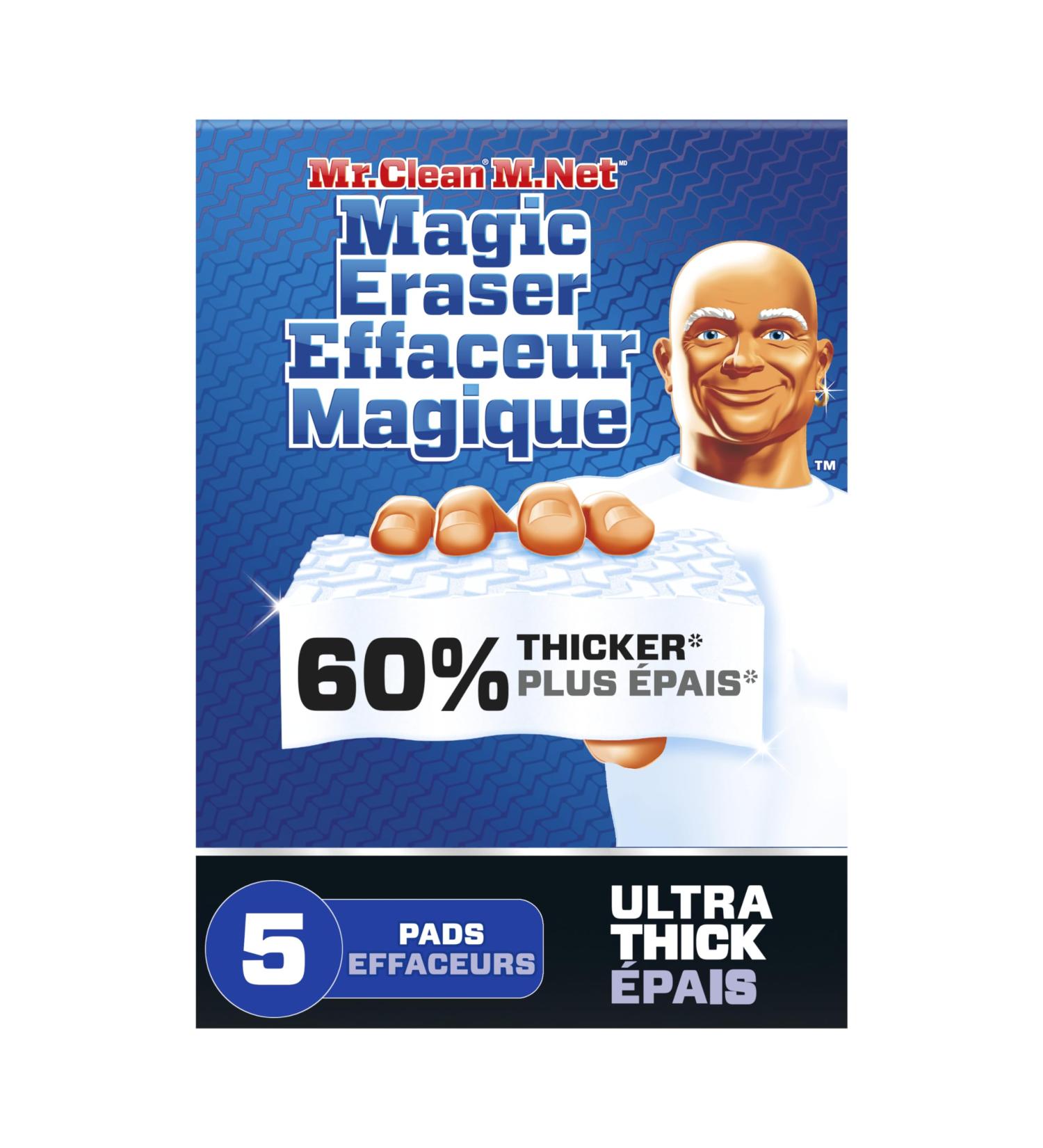 Mr Clean Magic Erasers Ultra Thick Multi Purpose Cleaner Magic Eraser Sponge Multi Surface Cleaner 5ct - Buy Online on GoSupps.com