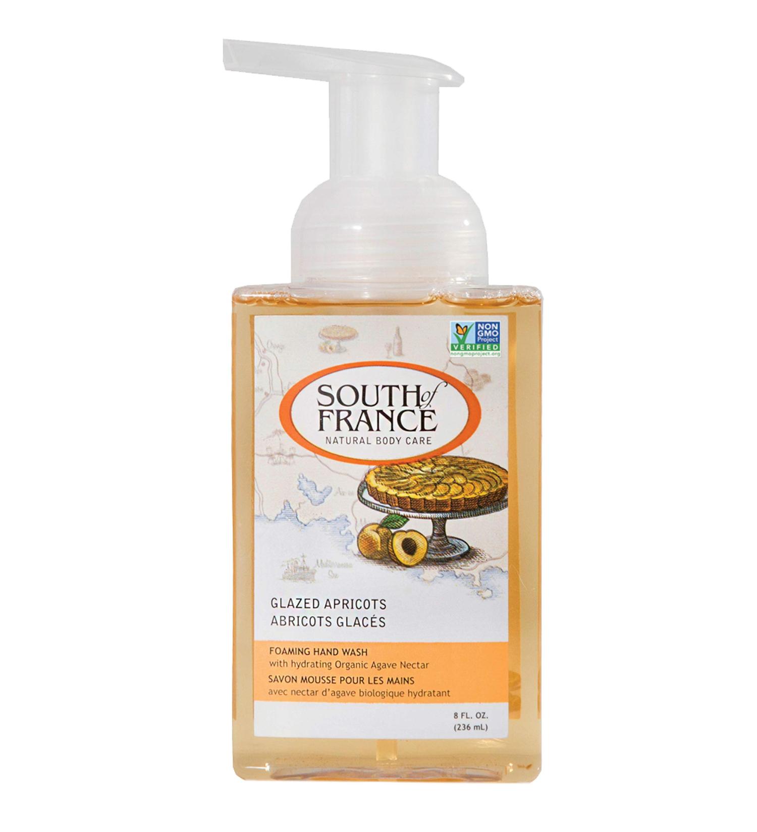 Glazed Apricots Foaming Hand Wash | Organic Agave Nectar | 8 oz Pump | South of France - Buy Online on GoSupps.com